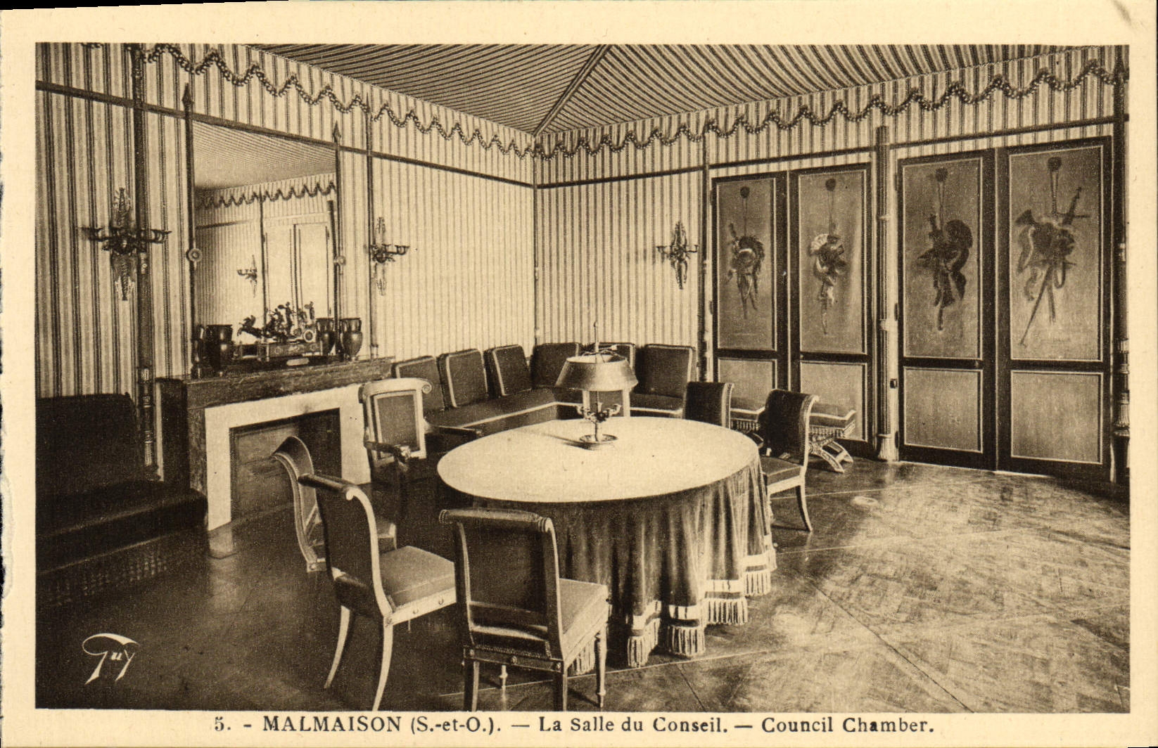 CPA Malmaison La Salle du Conseil