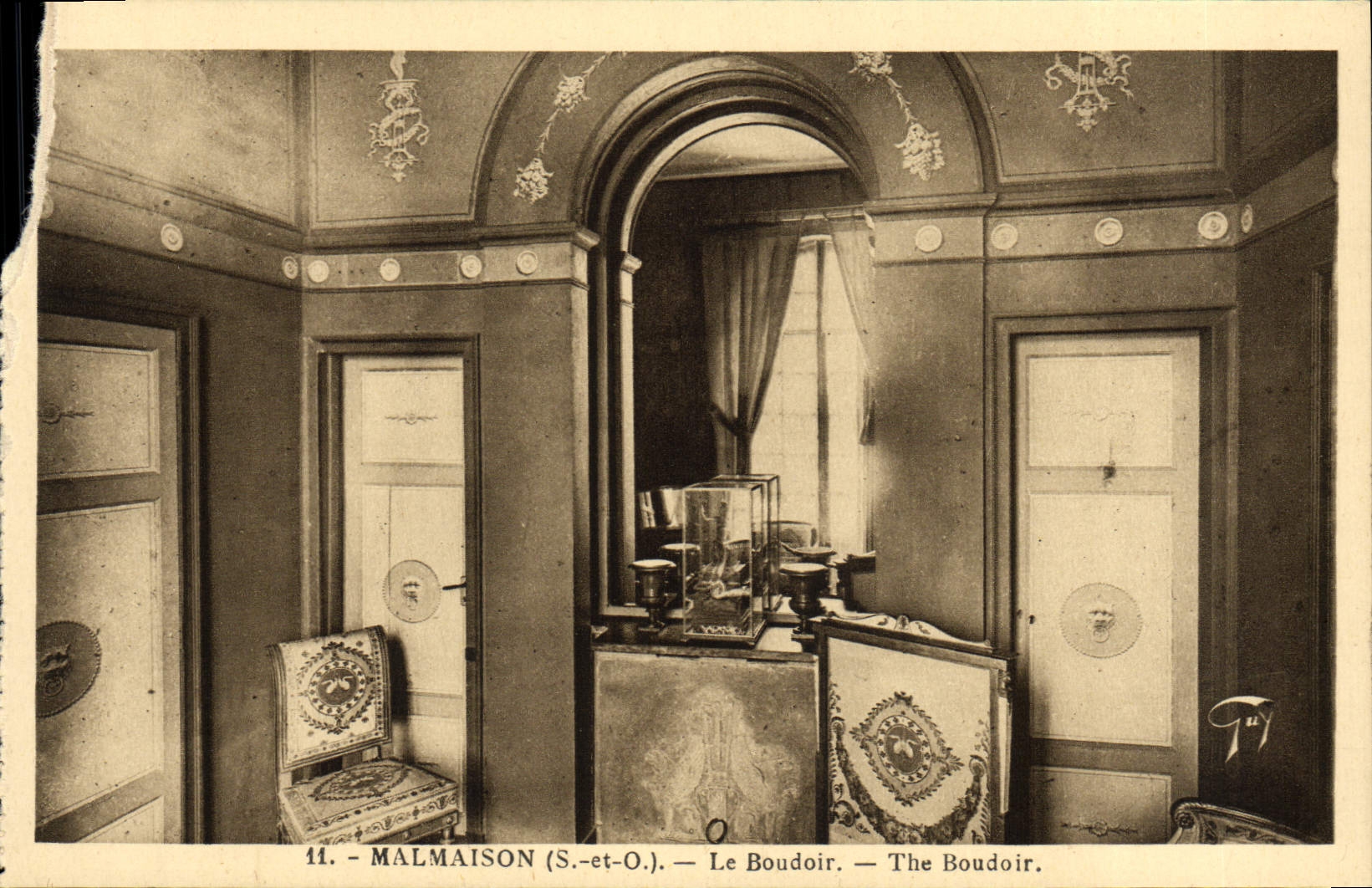 CPA Malmaison Le Boudoir 