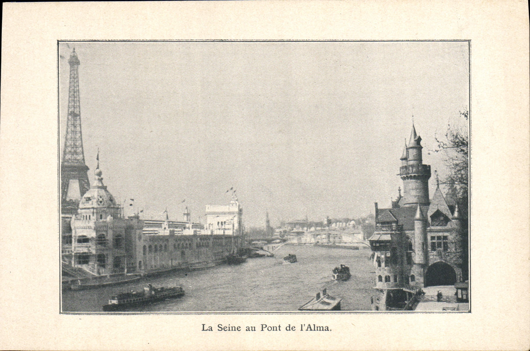 CPA Le Seine au Pont de l'Alma Paris Tour Eiffel