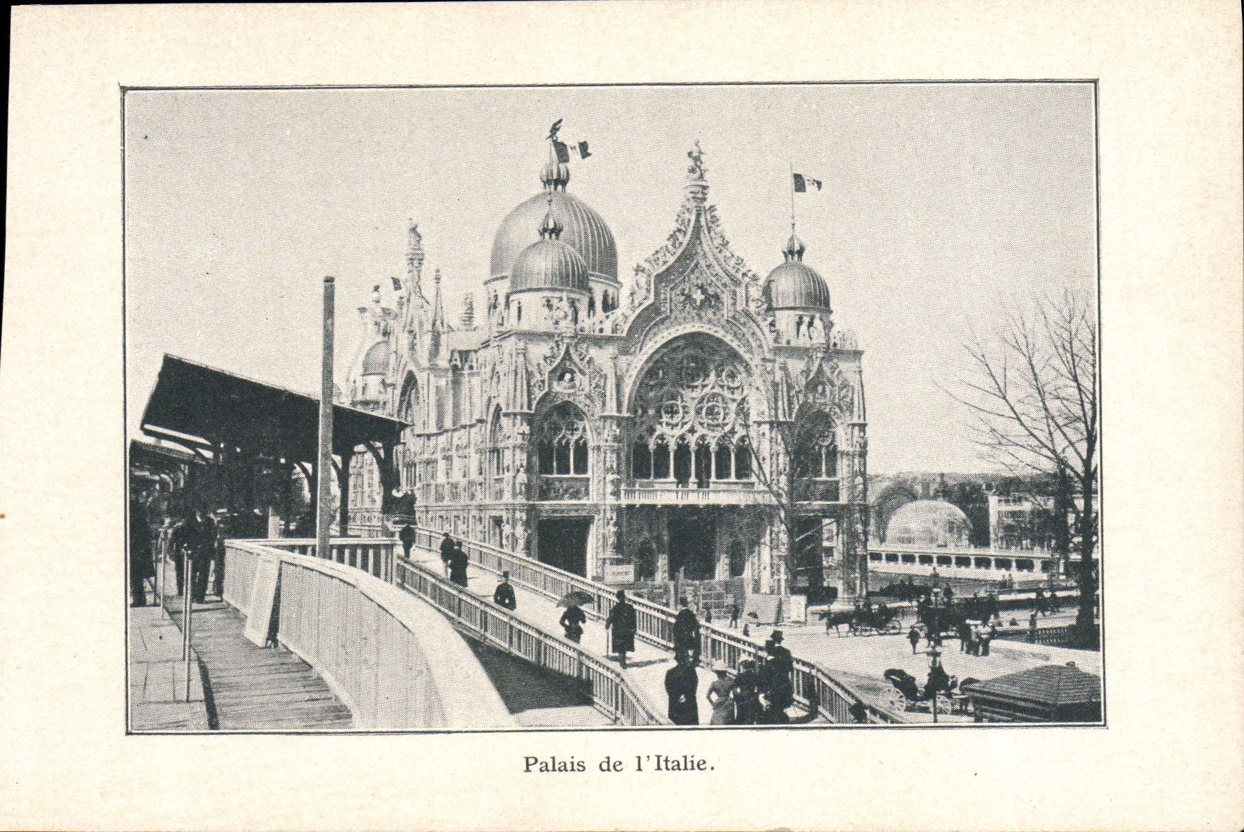 VINTAGE POSTCARD Palate of Italy Paris