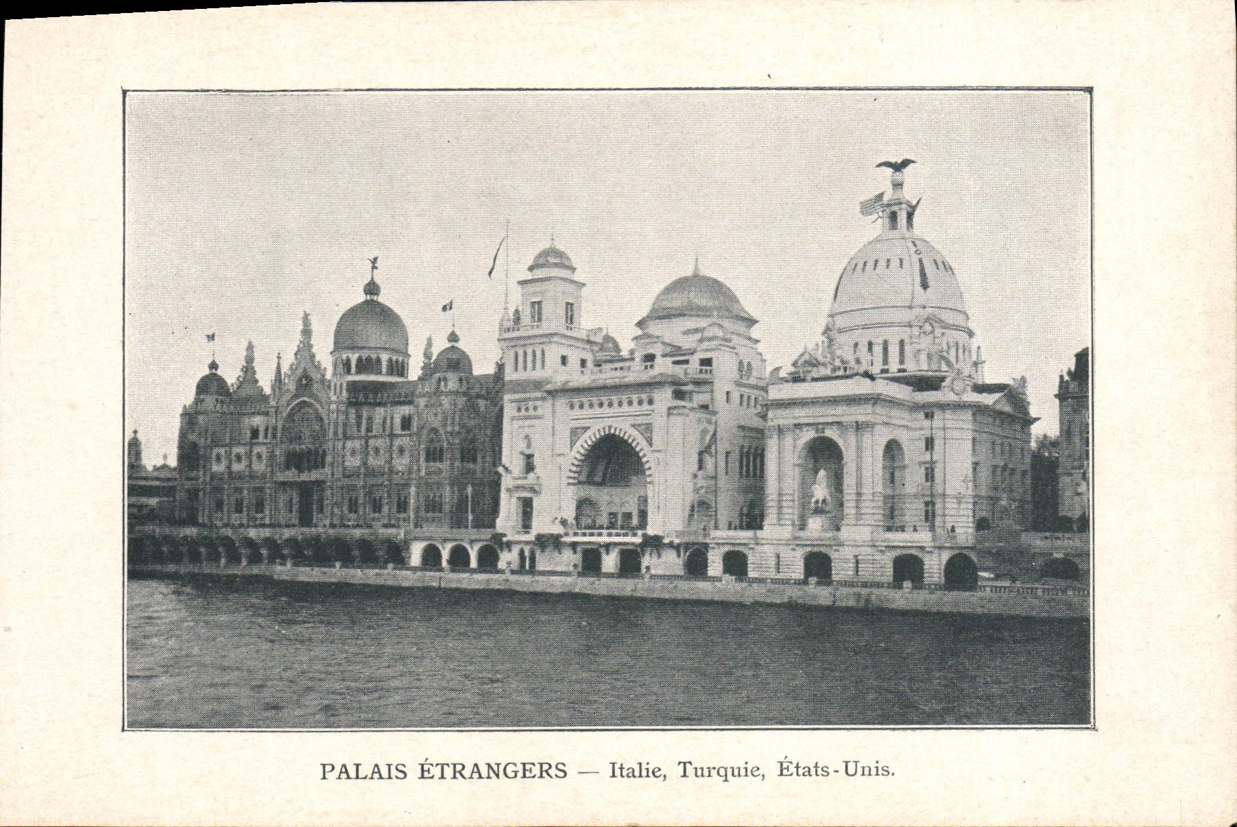 CPA Palais Etrangers Italie Turquie Etats Unis Paris