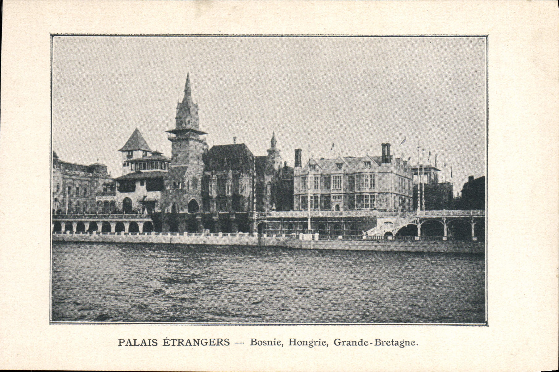 VINTAGE POSTCARD Foreign Palates Bosnia Hungary the United Kingdom Paris