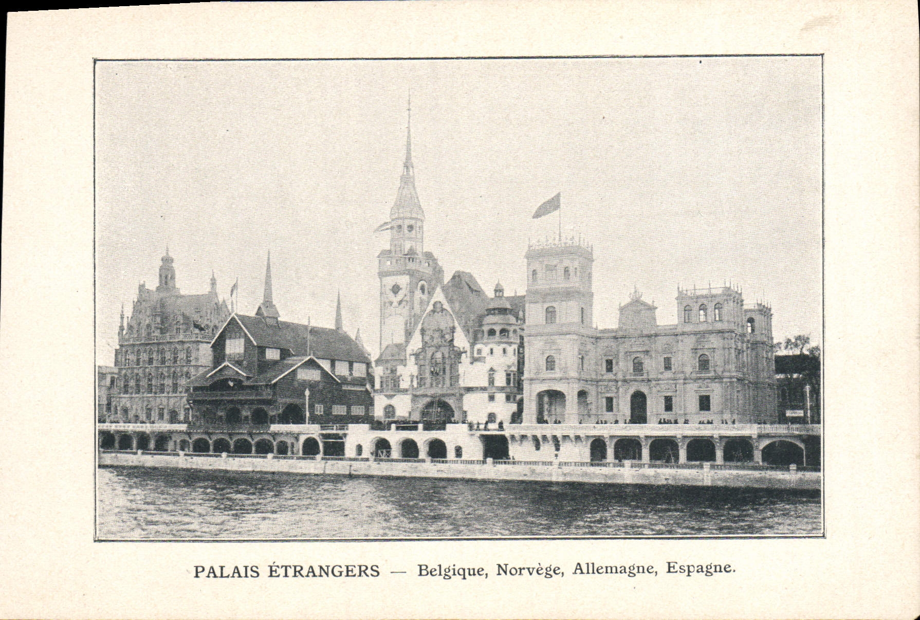 CPA Palais Etrangers Belgique Norvege Allemange Espagne Paris 