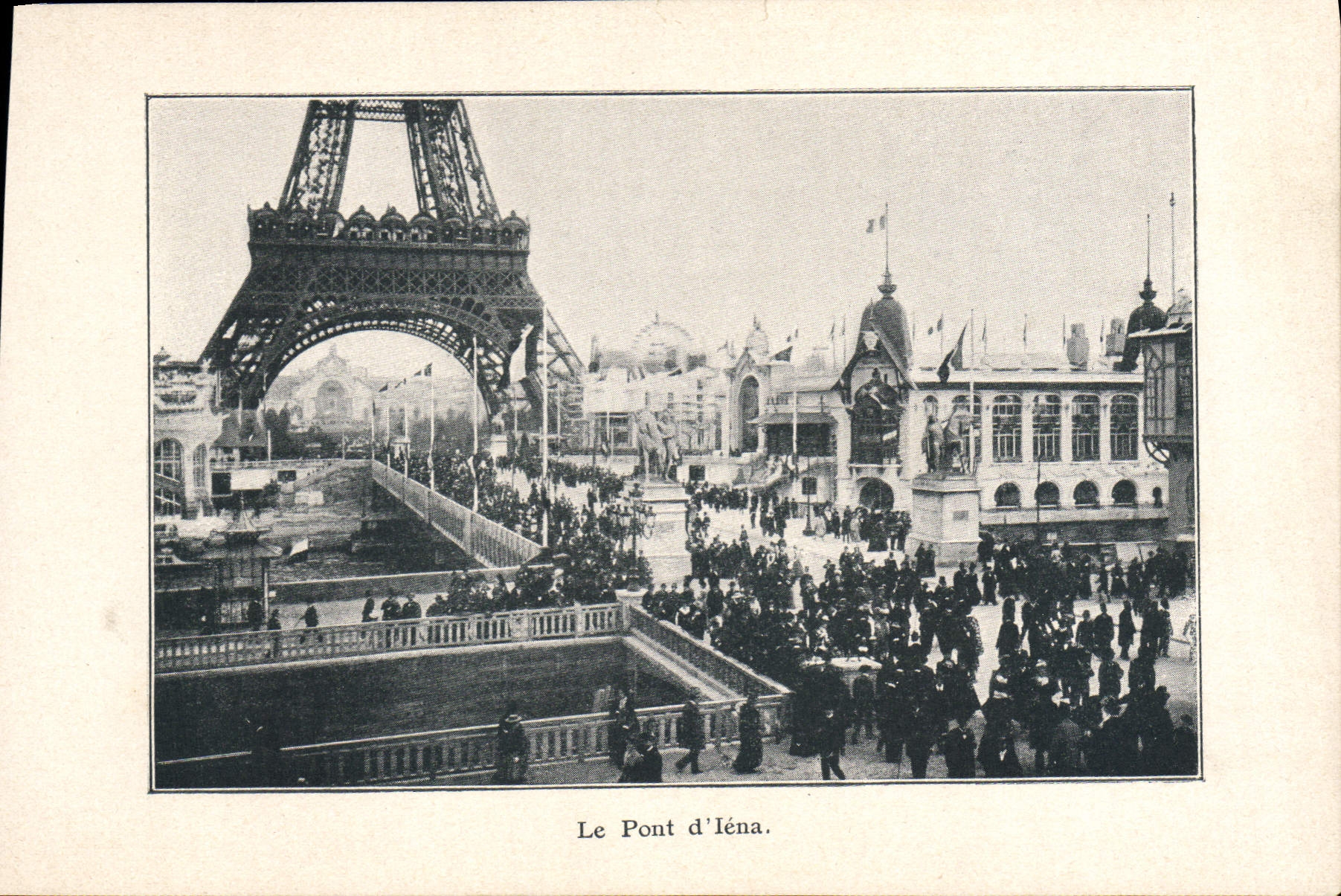 CPA le Pont d'Iena Paris Tour Eiffel