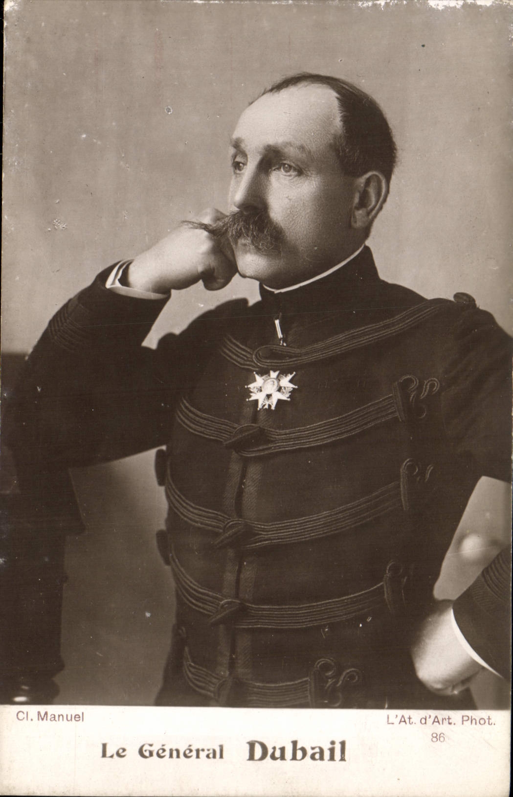 CPA Le General Dubail Militaria 