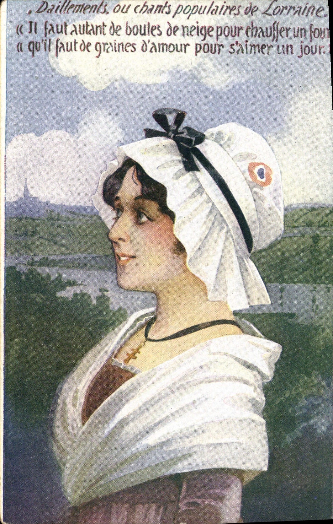 CPA Daillements ou chants populaires de Lorraine