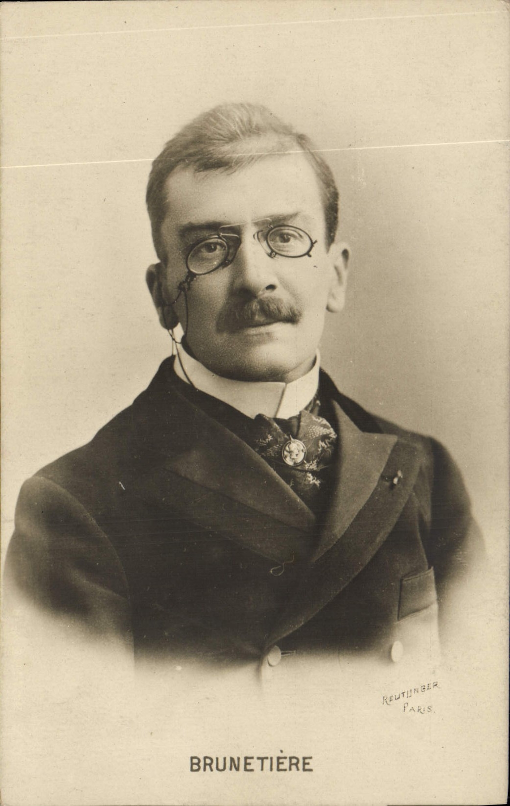 VINTAGE POSTCARD Brunetiere