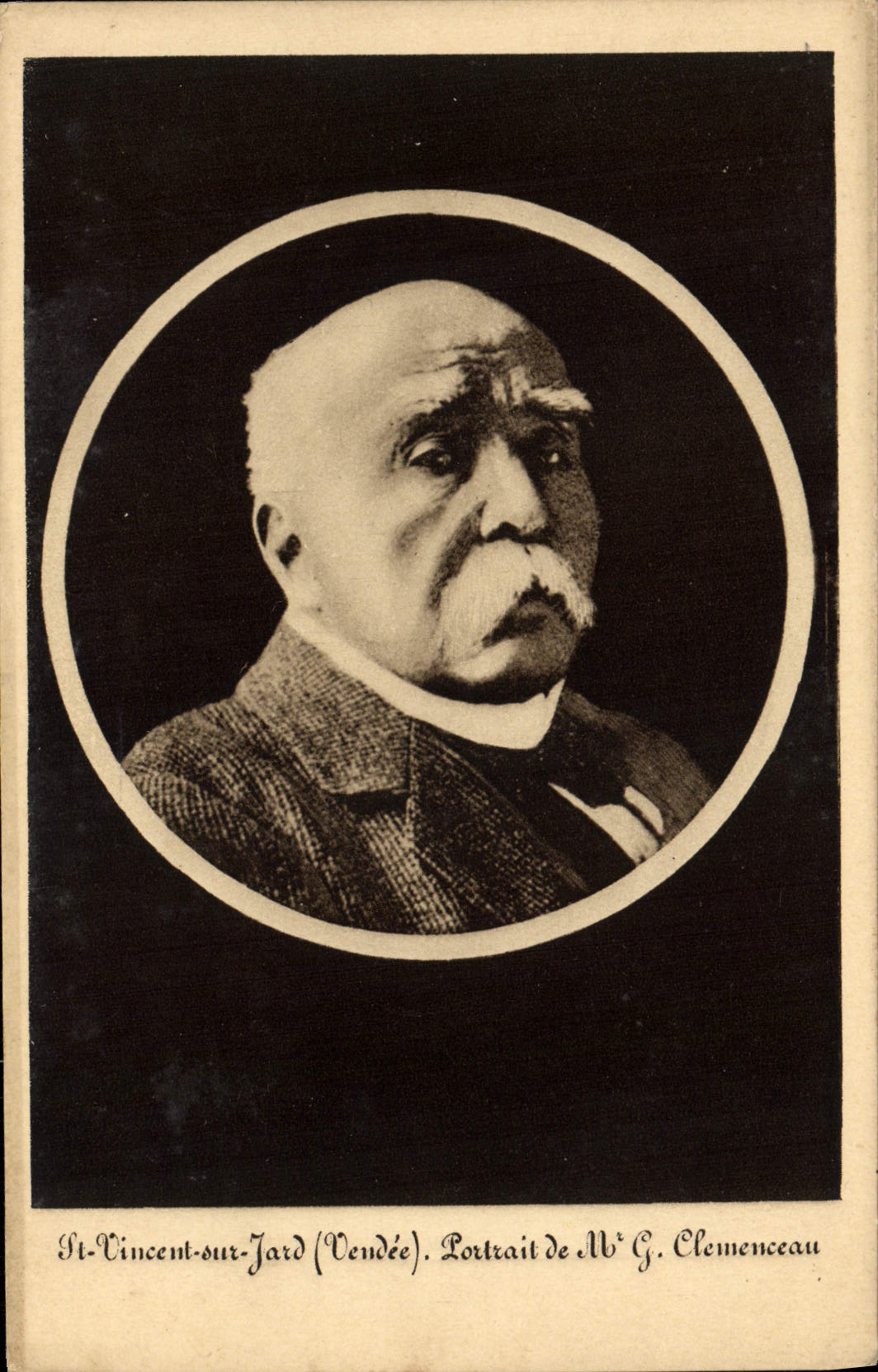 CPA St Vincent sur Jard Portail de G Clemenceau