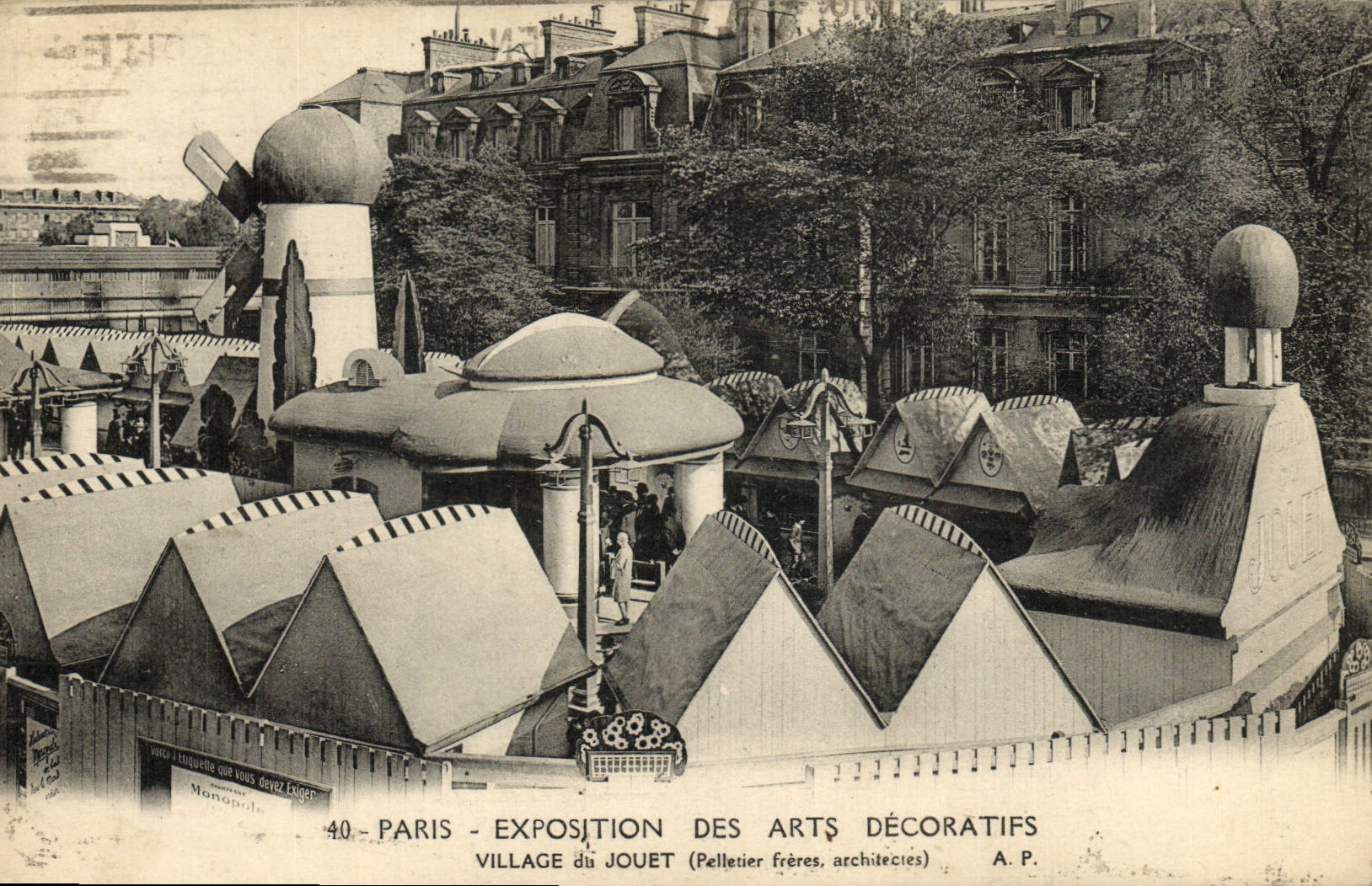 CPA Paris Exposition des Arts Decoratifs Village du Jouet 