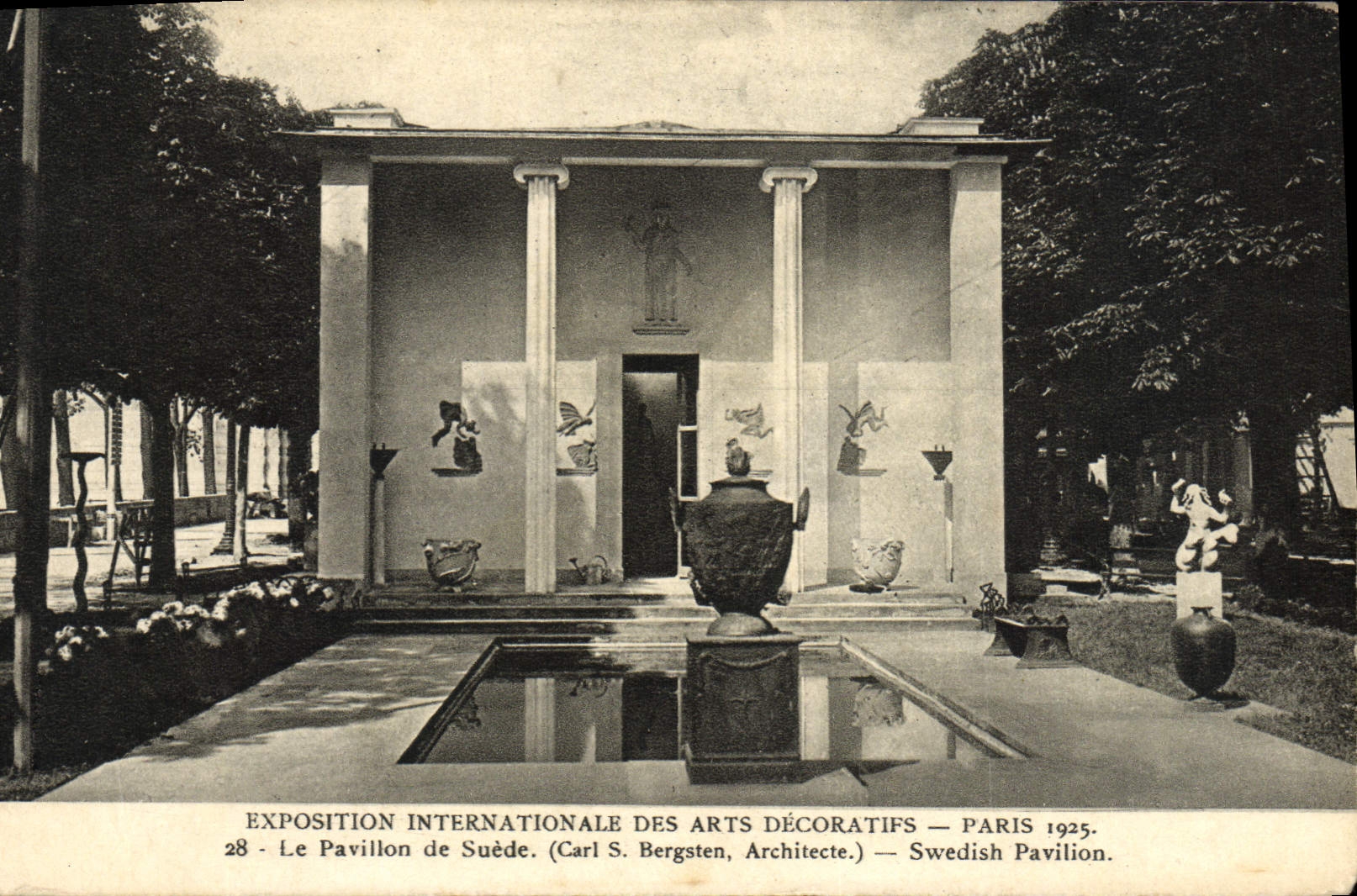 CPA Exposition Internatonale des Arts Decoratifs Paris 1925 Pavillon de Suede