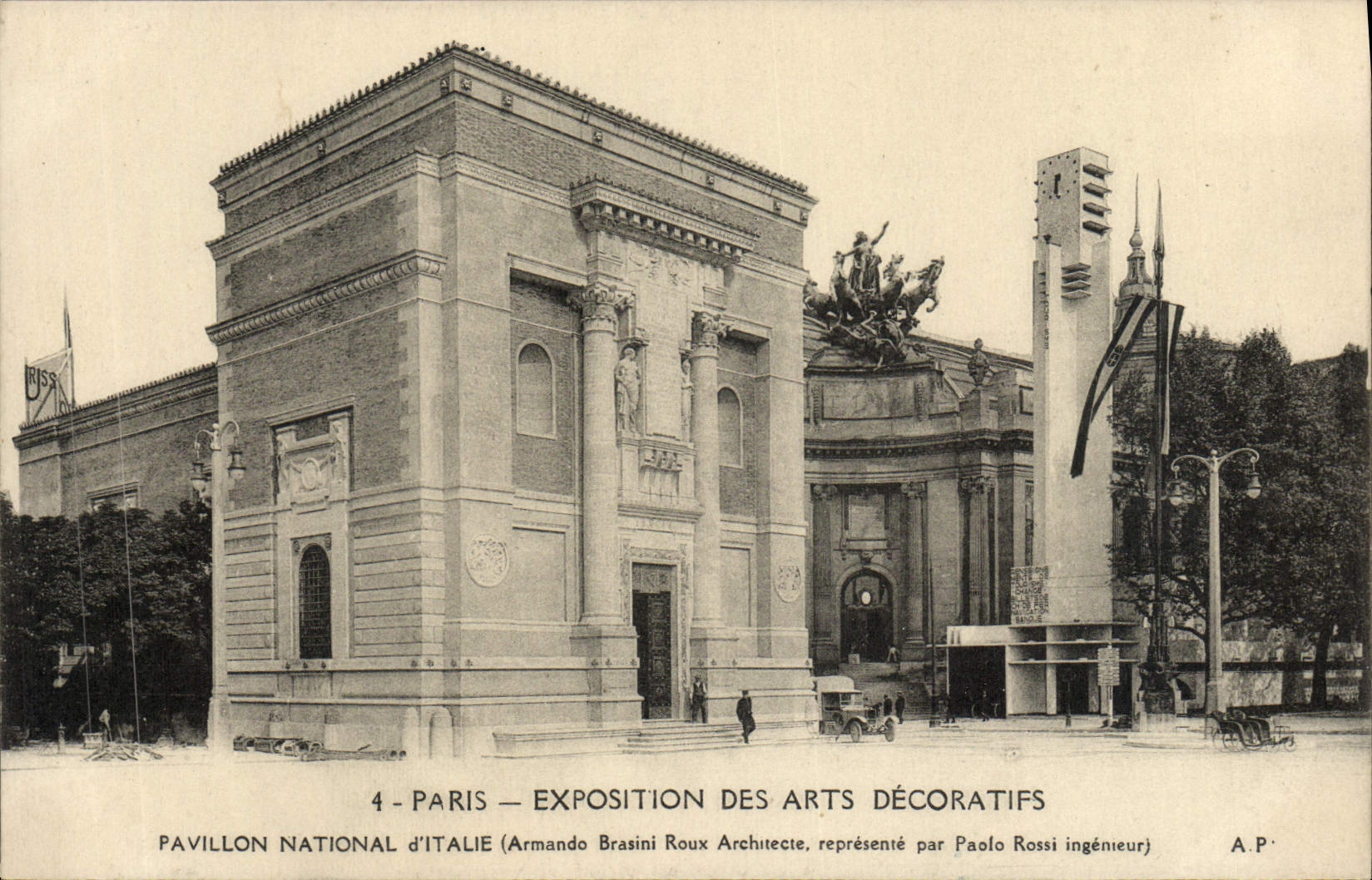 CPA Paris Exposition des Arts Decoratifs Pavillon National d'Italie 