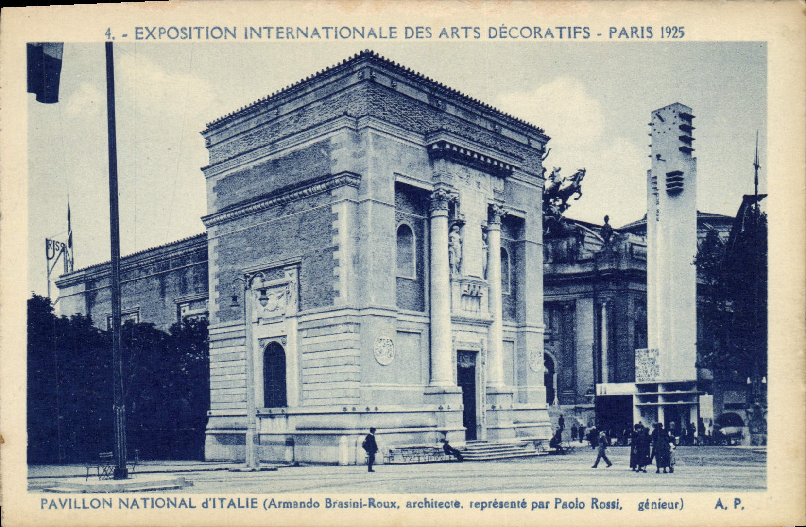 CPA Exposition Internationale des Arts Decoratifs Paris Pavillon national d'Italie