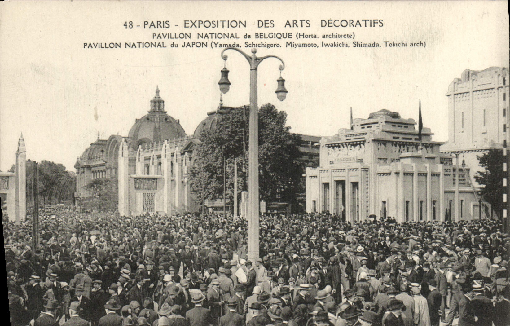 CPA Paris Exposition Internationale des Arts Decoratifs Pavillon National de Belgique Japon 
