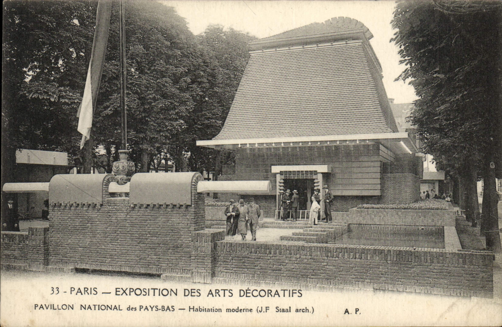 CPA Paris Exposition des Arts Decoratifs Pavillon National des Pays Bas 