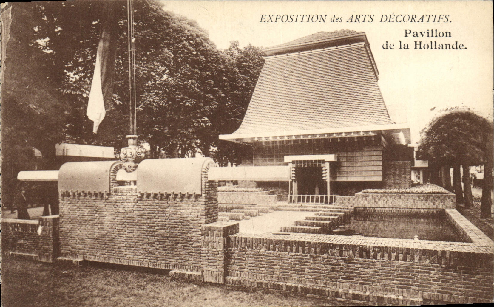 Feria de la POSTAL de la VENDIMIA de la casa decorativa de los artes de Países Bajos