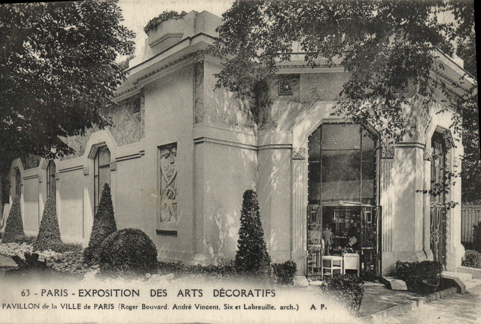 CPA Paris Exposition des Arts Decoratifs Pavillon de la Ville de Paris 