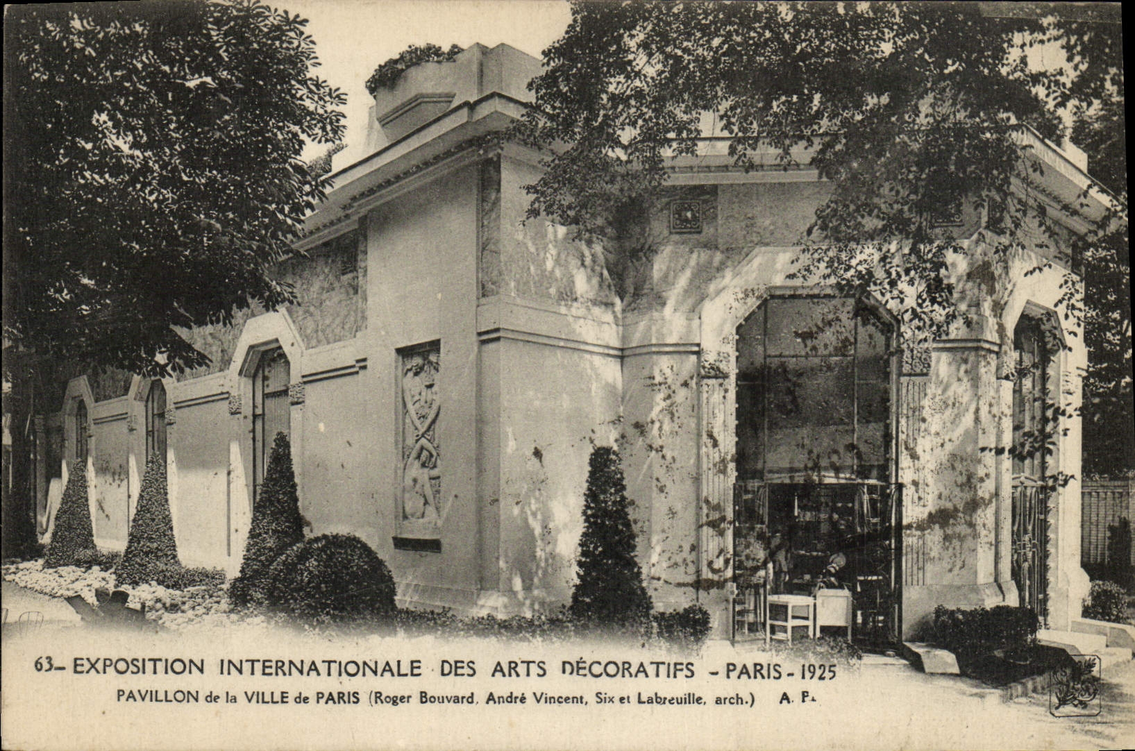 CPA Paris Exposition des Arts Decoratifs Pavillon de la Ville de Paris 