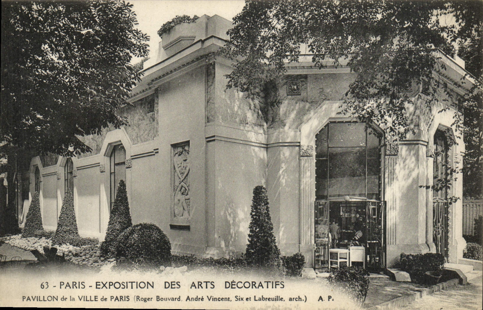 CPA Paris Exposition des Arts Decoratifs Pavillon de la Ville de Paris 