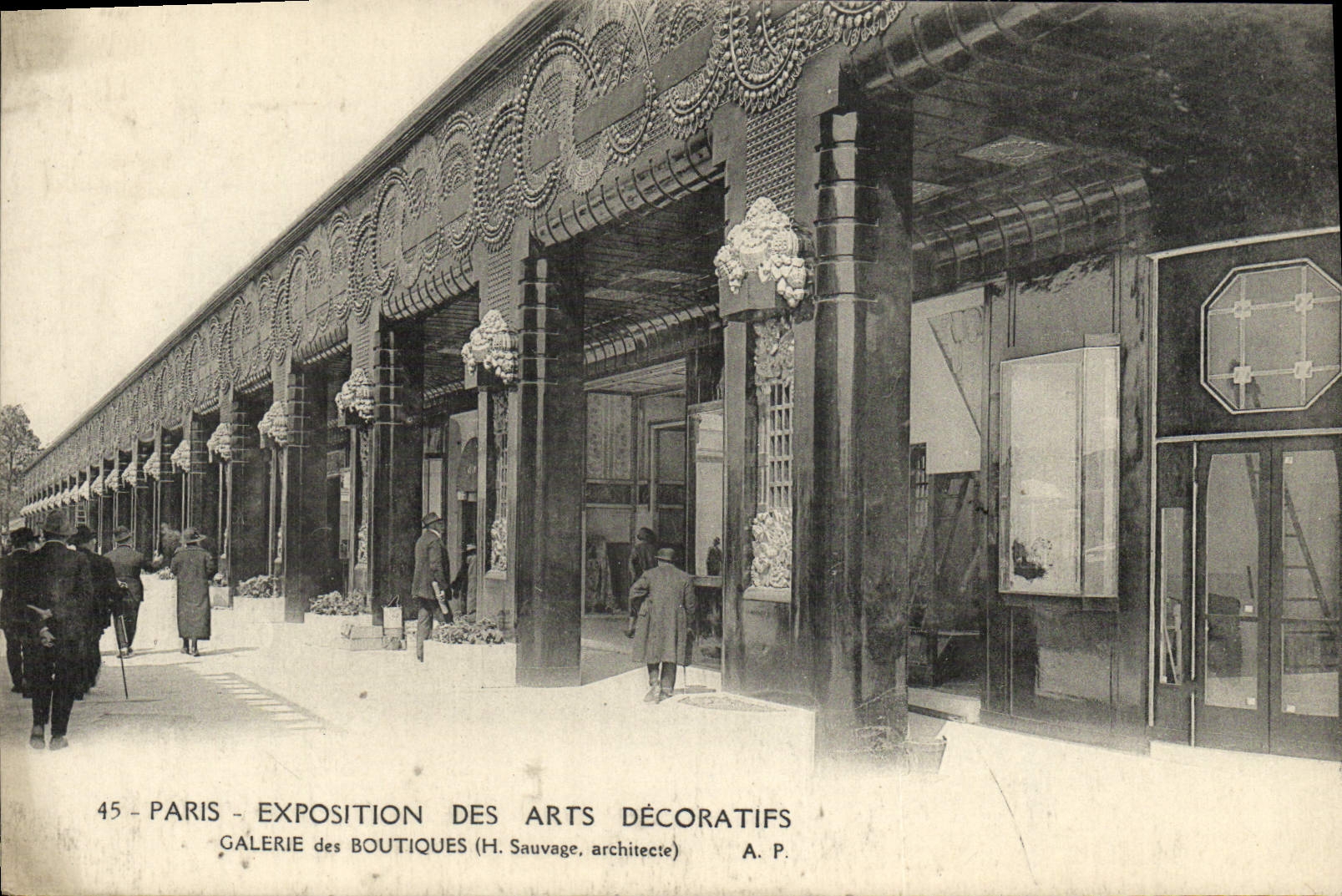 CPA Paris Exposition des Arts Decoratifs Galerie des Boutiques