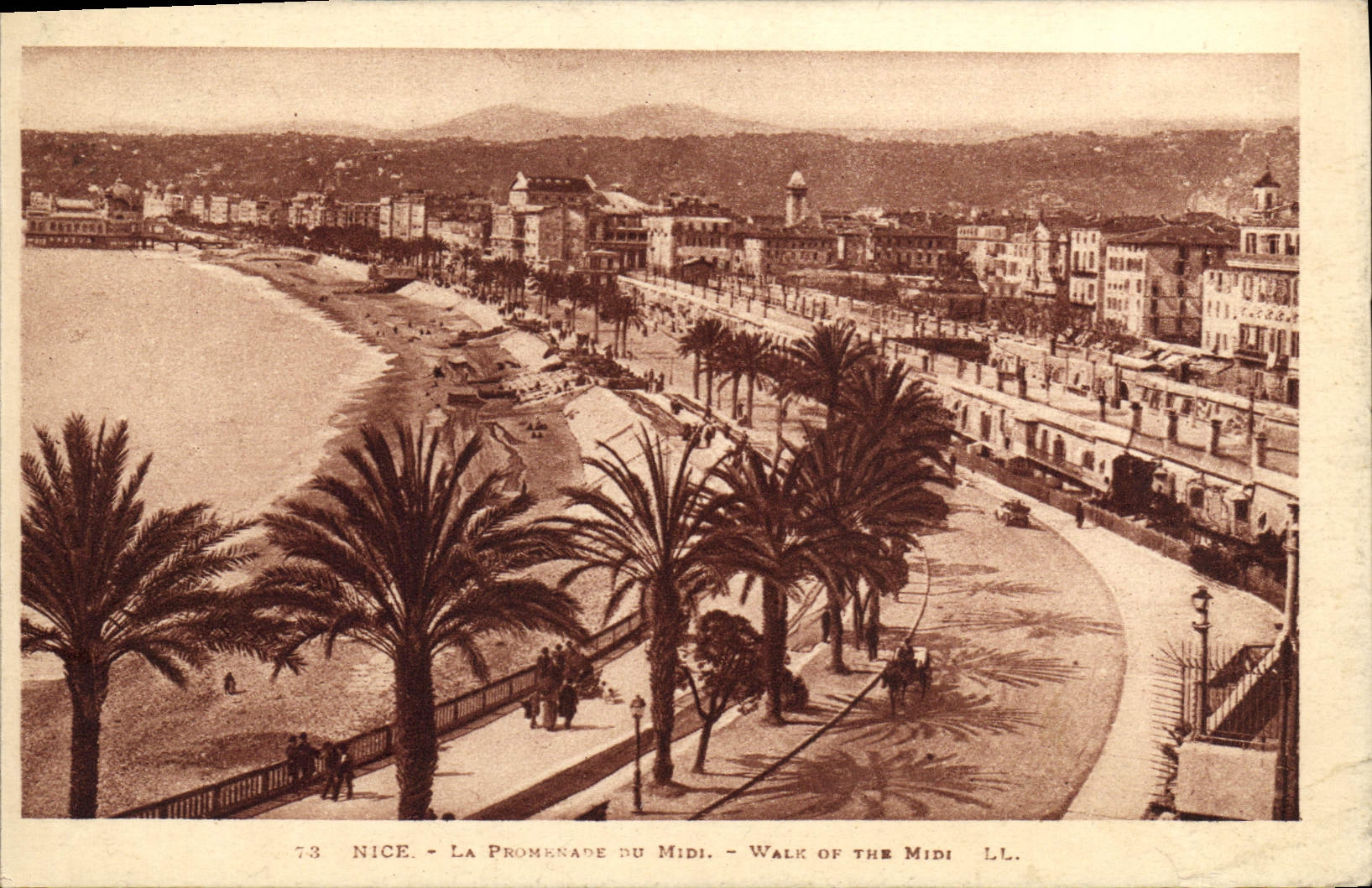 CPA Nice Promenade du Midi