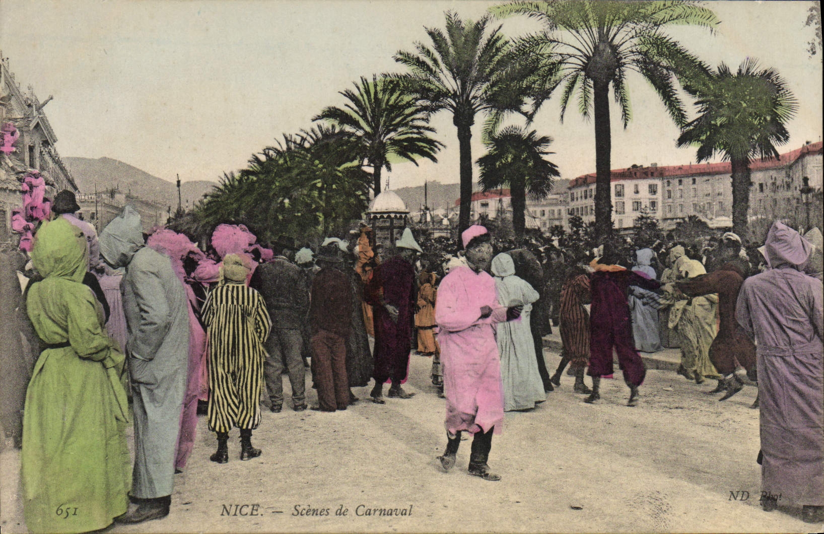 Escenas de la POSTAL de la VENDIMIA Niza del carnaval