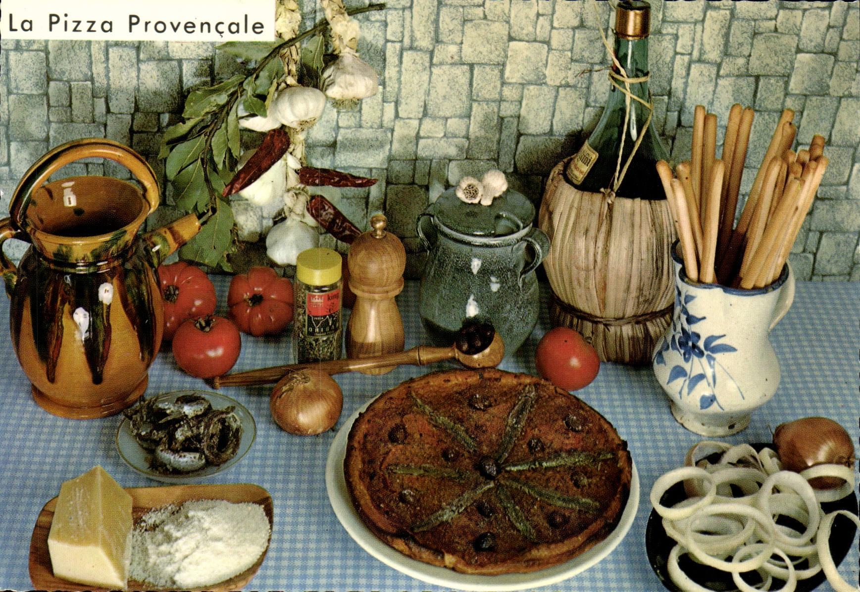 POSTAL MODERNA la empanada de pizza de Provence