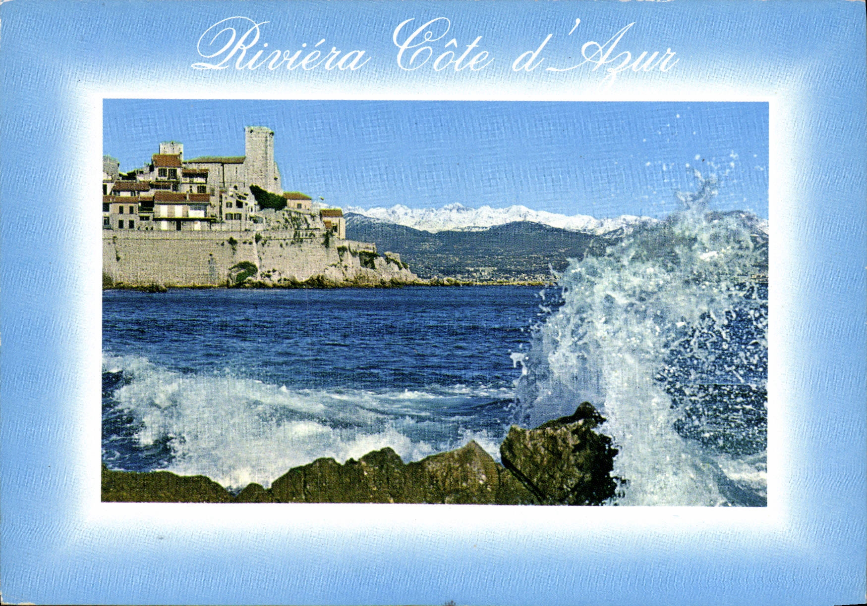 POSTAL MODERNA Riviera dimensiona azul