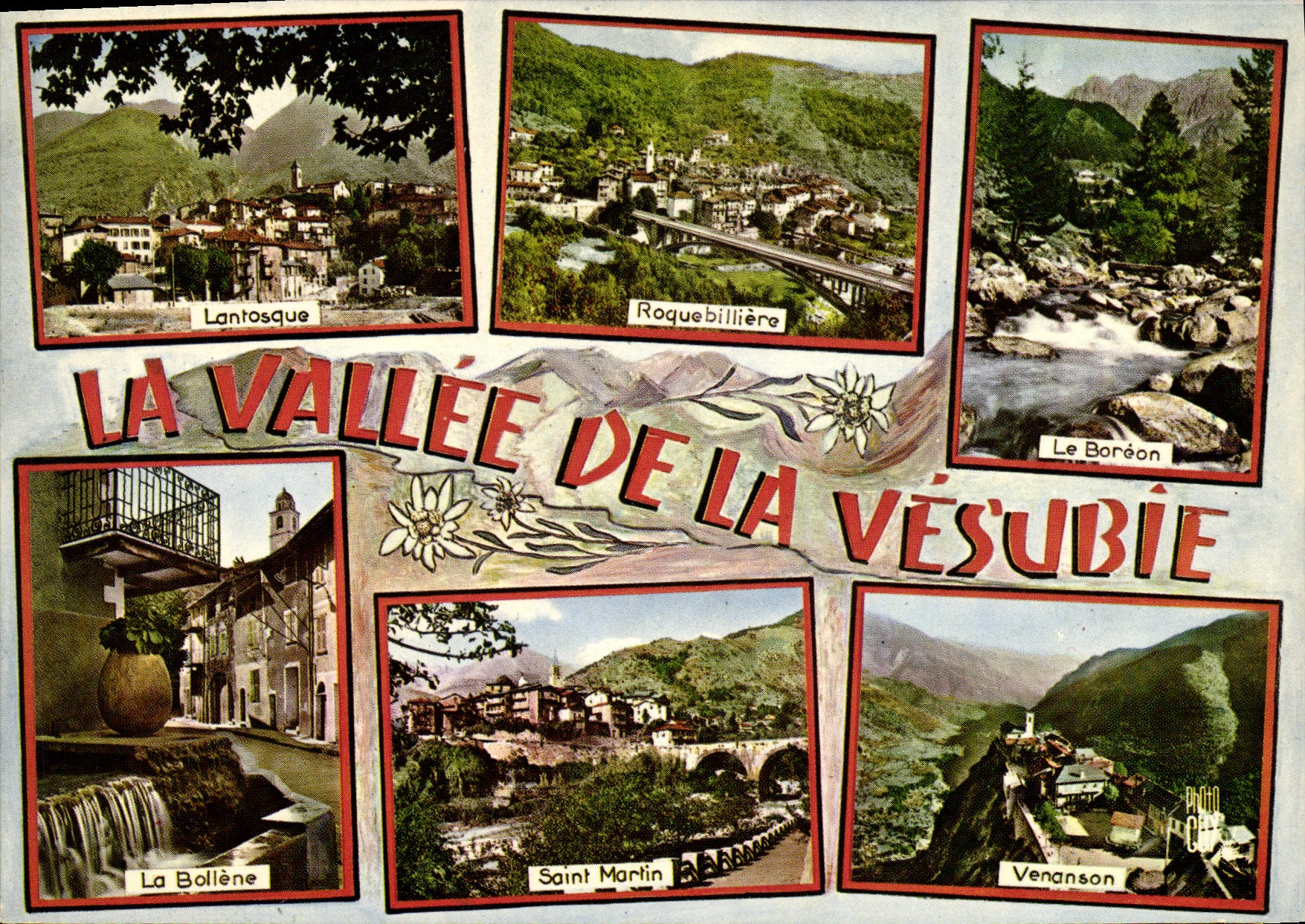 CPM La Vallee de la Vesubie Lantosque Roquebilliere