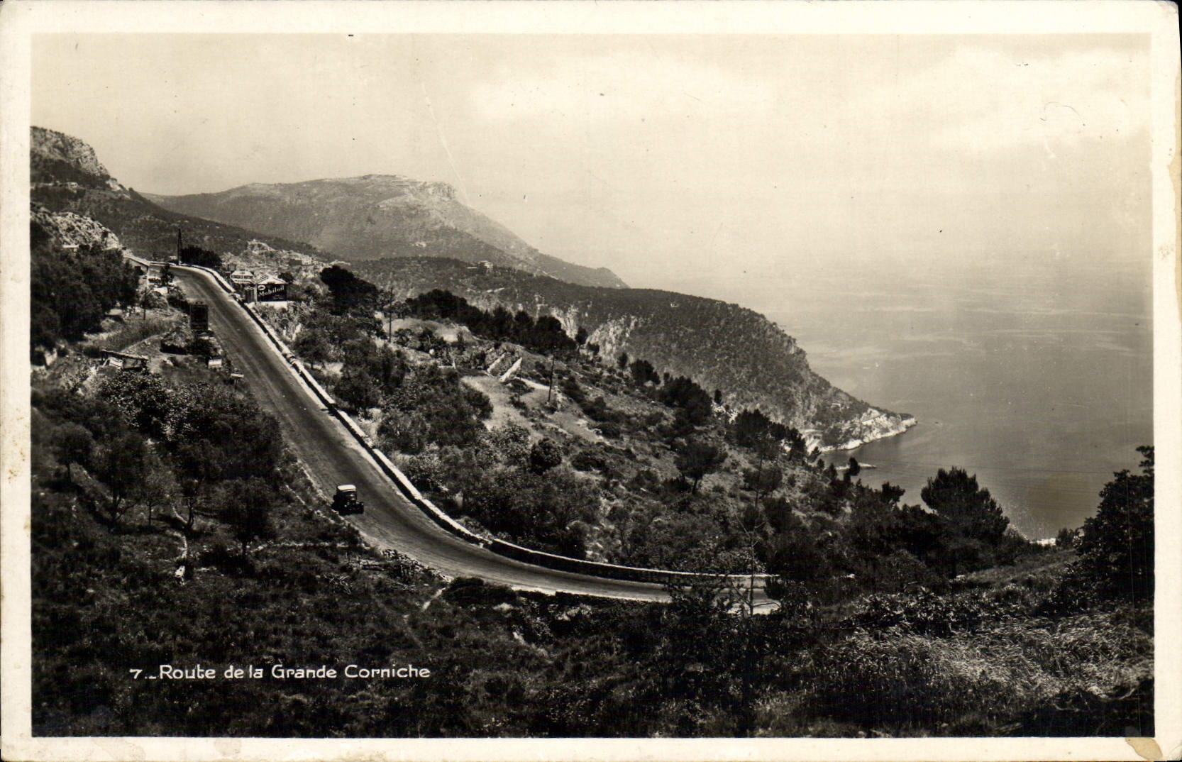 CPM La Cote D'Azur Route de la Grande Comiche