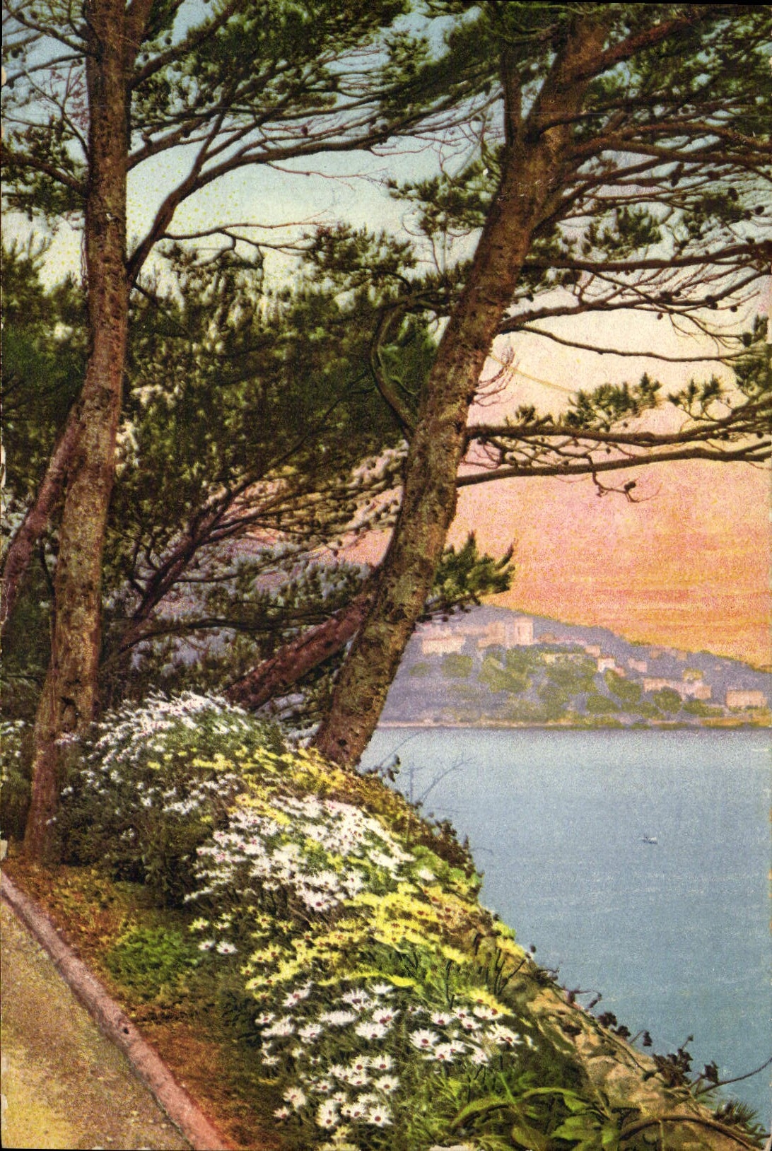 CPA Flore Artistique Au Bord de la Mer