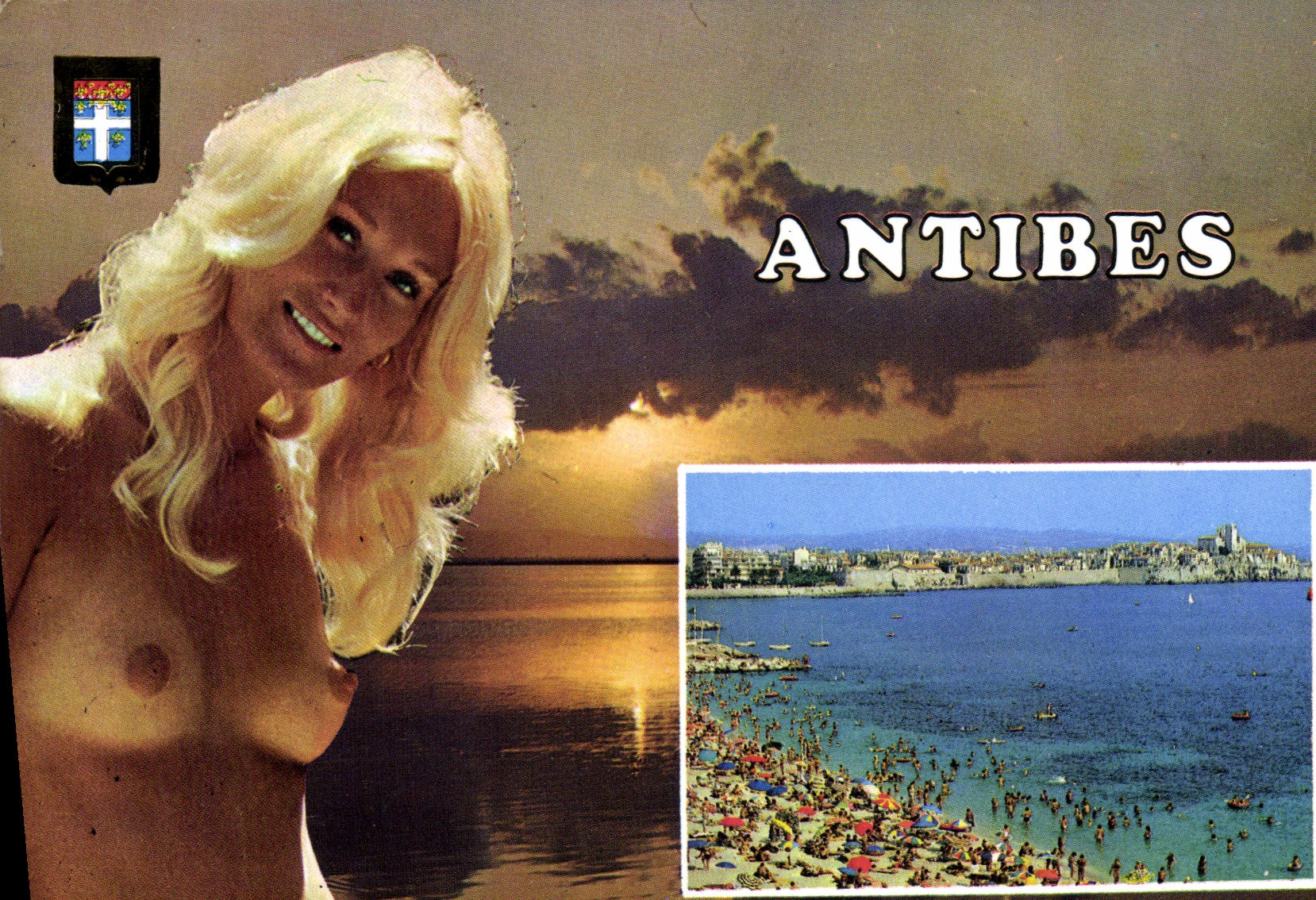 MODERN CARD Antibes Dimensions Azure French Riviera