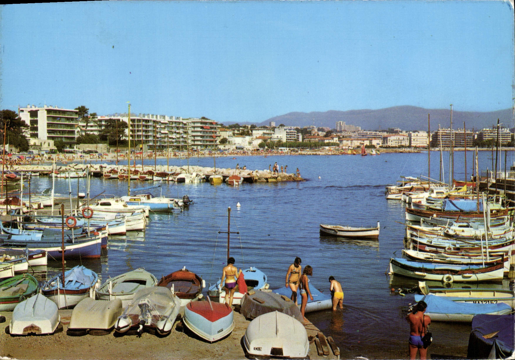 MODERN CARD Antibes Port Of Dirtied