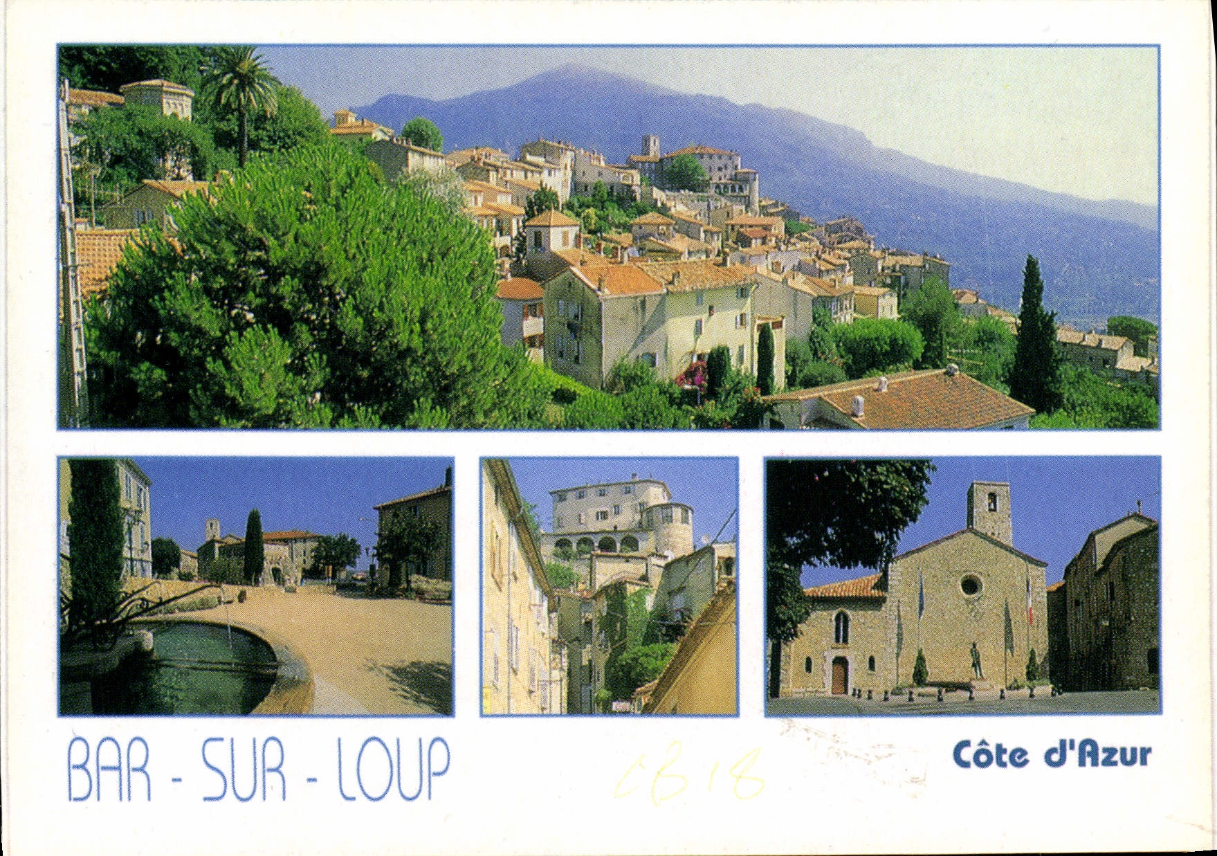 CPM Bar sur Loup Gorges du loup