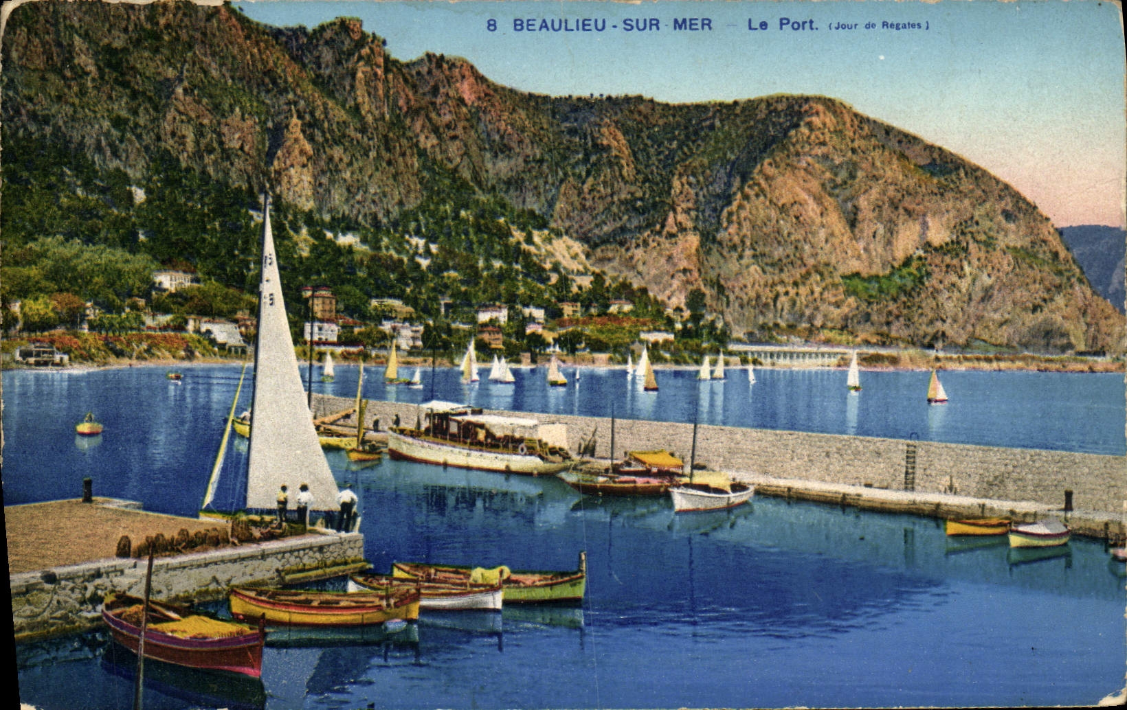 MODERN CARD Beaulieu On Sea the Port