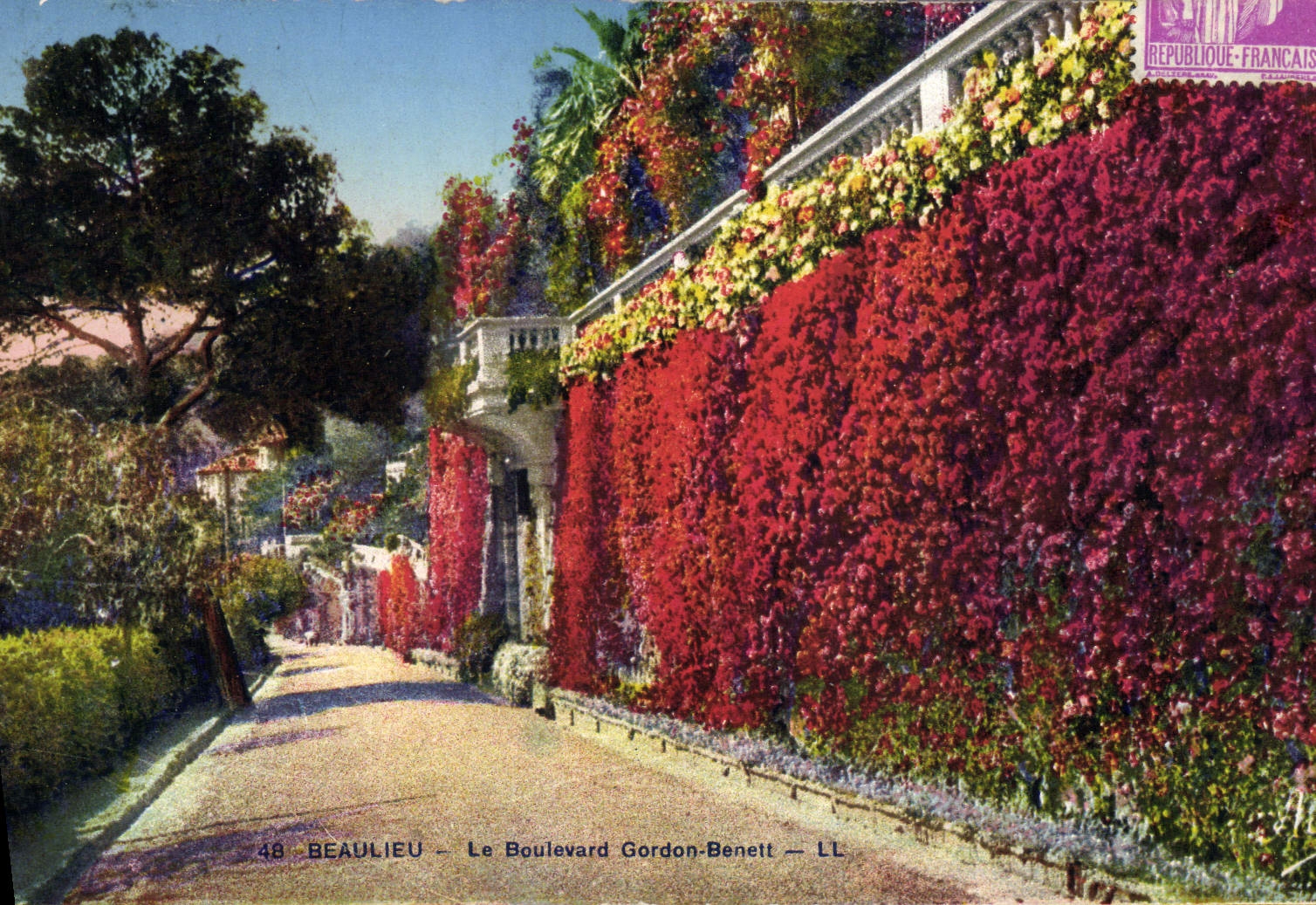 CPM Beaulieu Le Boulevard Gordon Benett