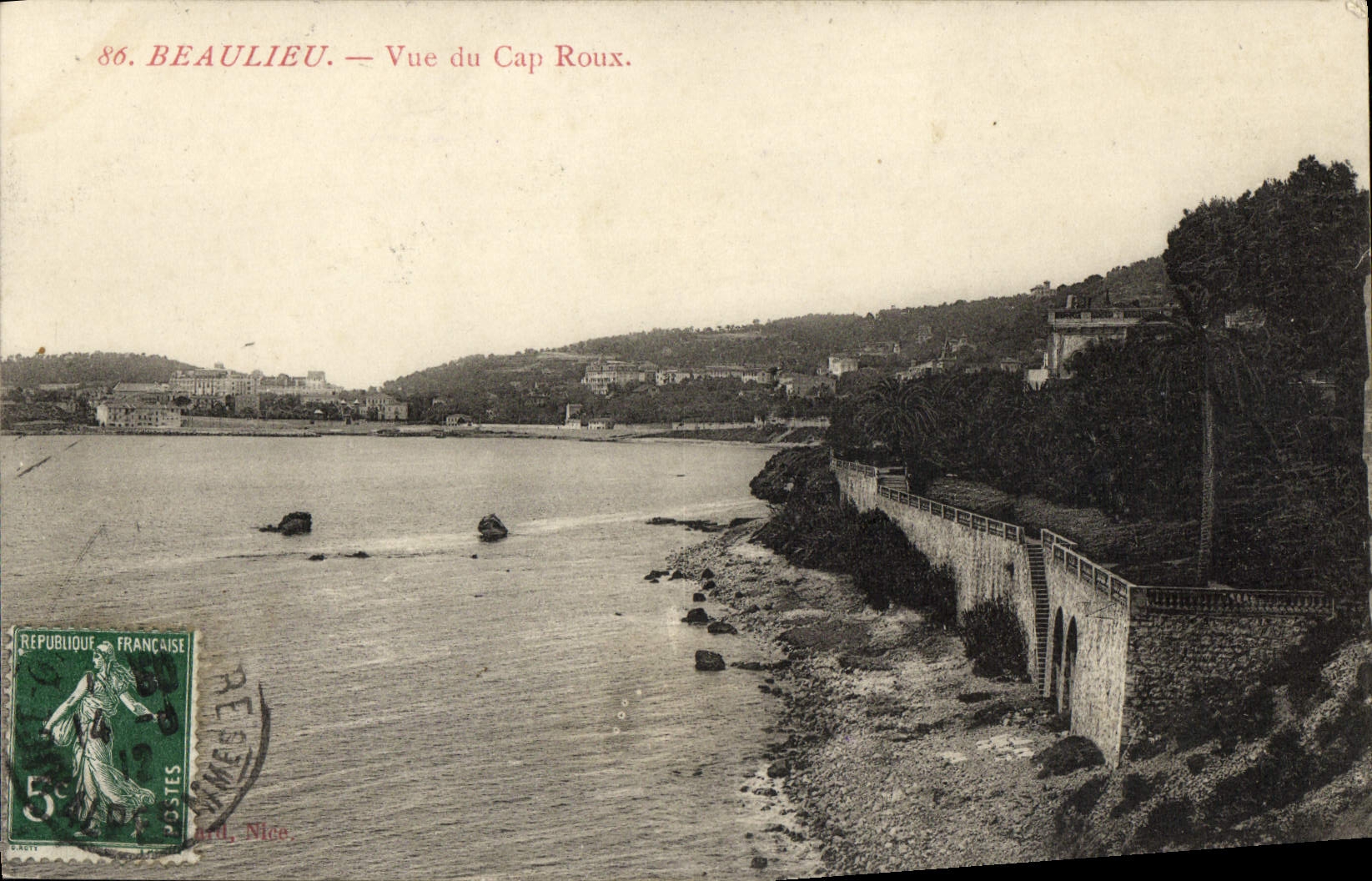 VINTAGE POSTCARD Beaulieu Seen Of the Russet-red Cape
