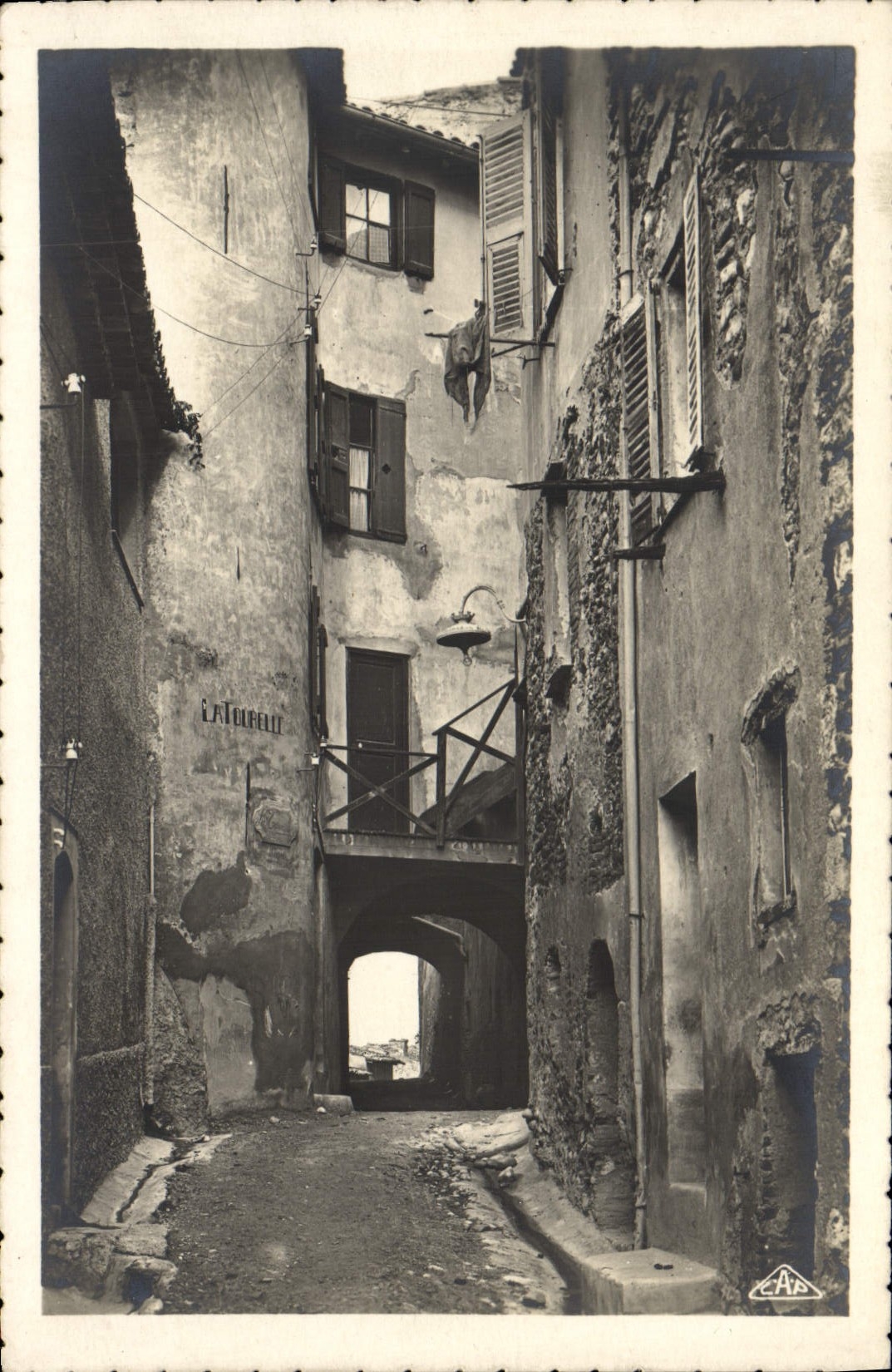 CPA Cagnes Sur Mer Vieille Rue