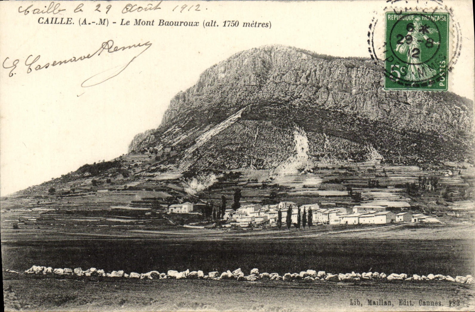 CPA Caille Le Mont Baouroux