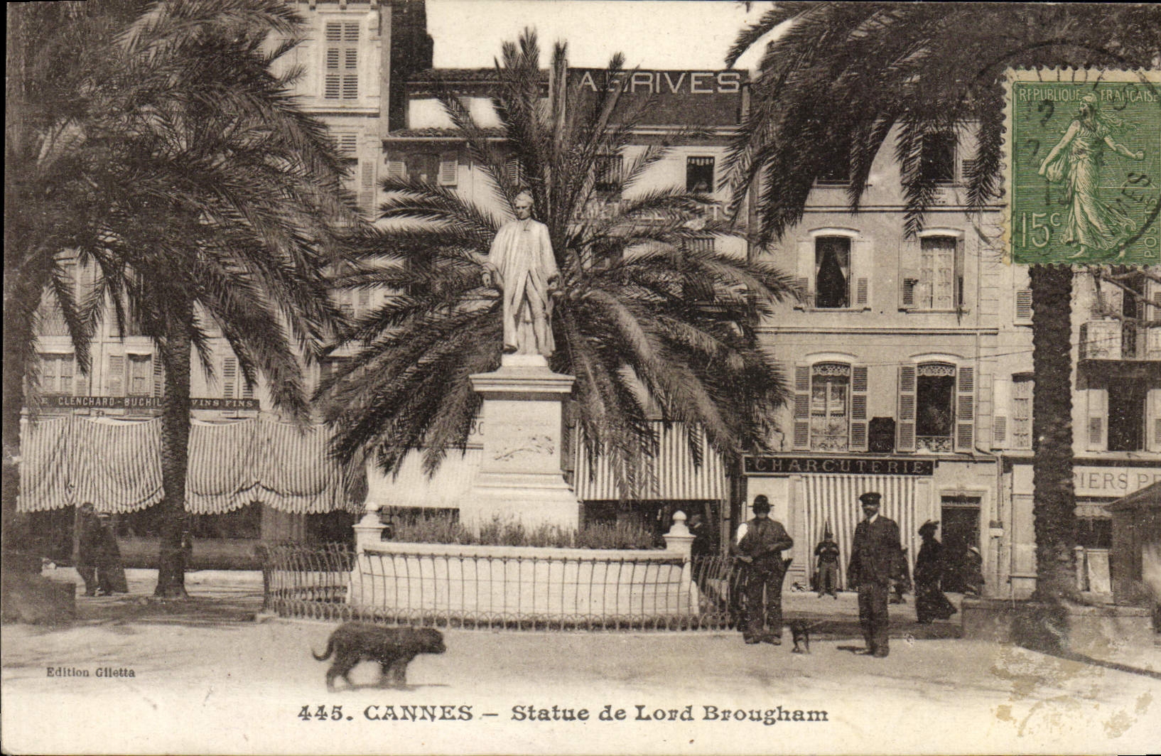 VINTAGE POSTCARD Cannes Rules of Lord Brougham
