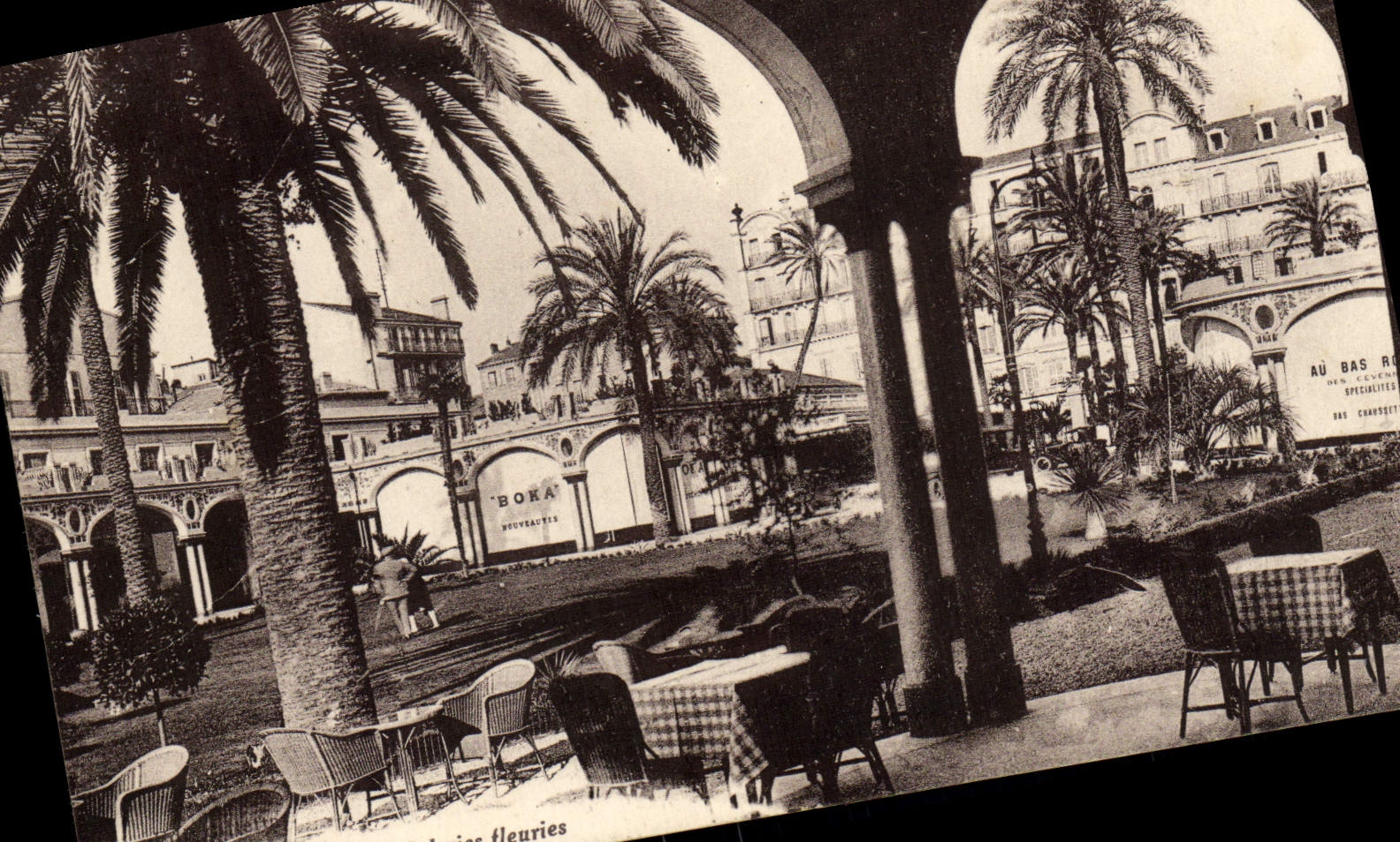 CPA Cannes Les galeries fleuries 