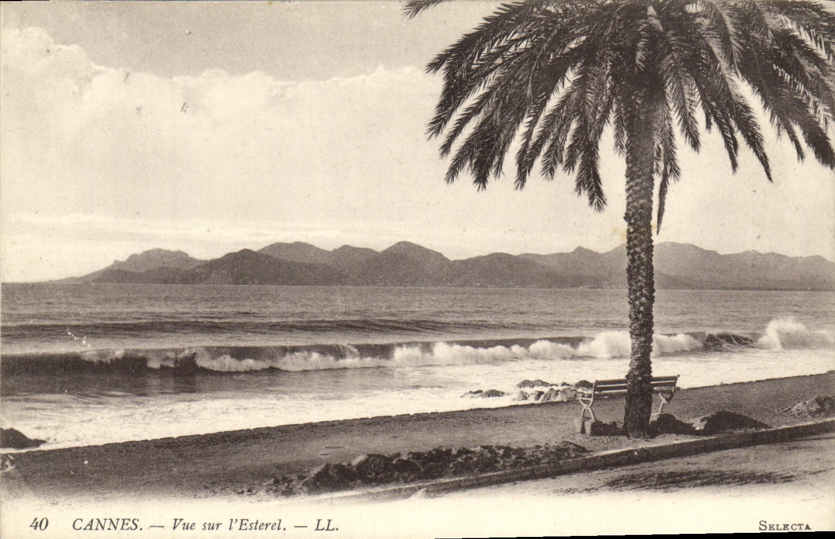 CPA Cannes Vue Sur L'Esterel
