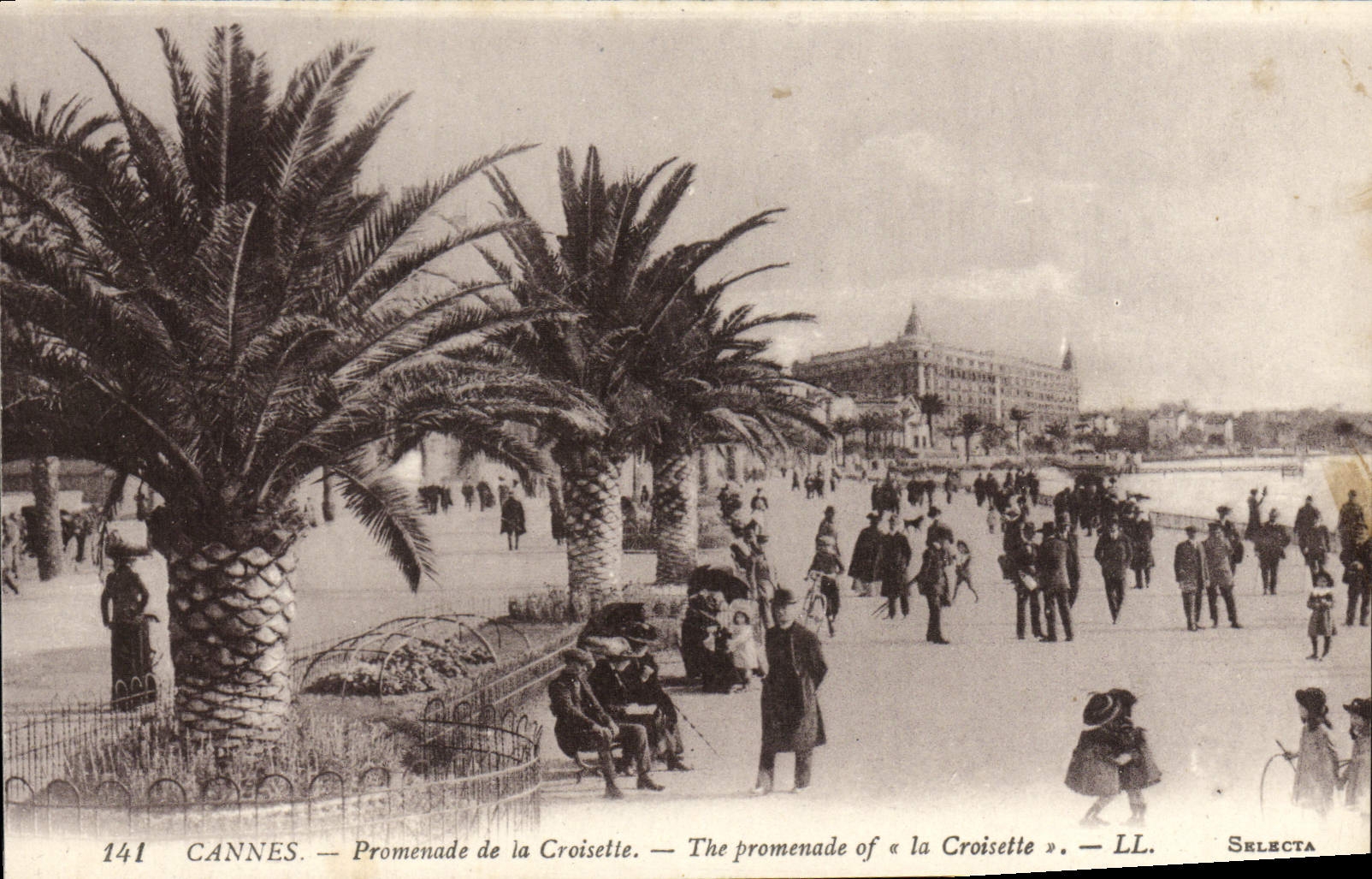 CPA Cannes Promenade de la Croisette 