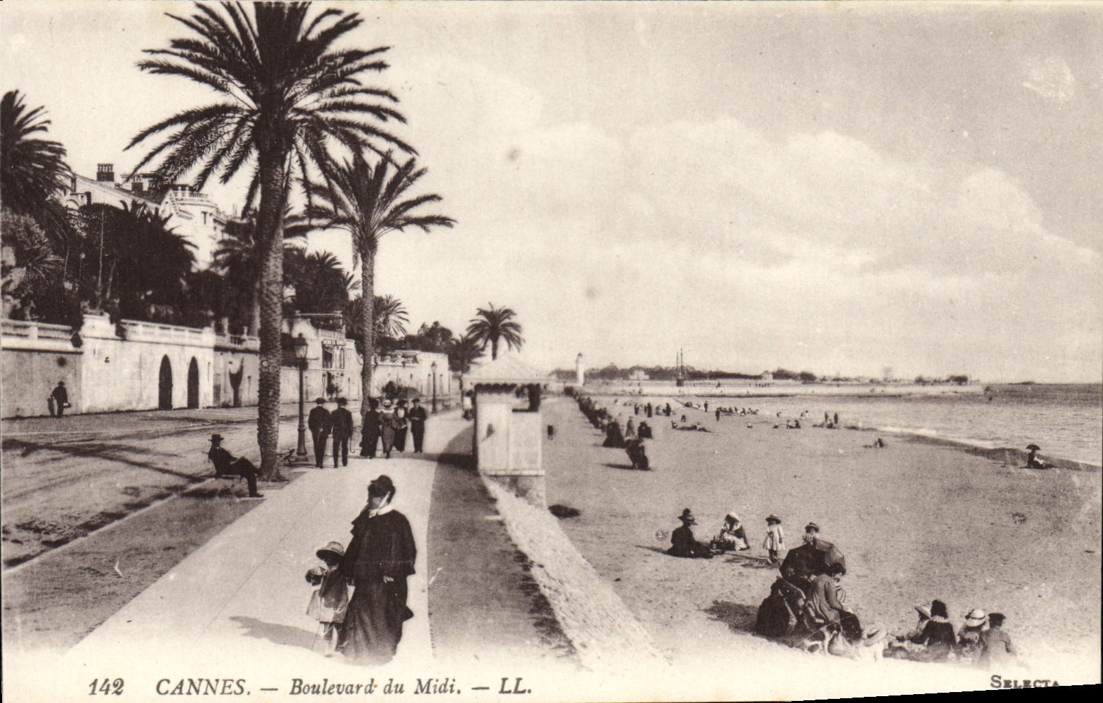 CPA Cannes Boulevard du Midi