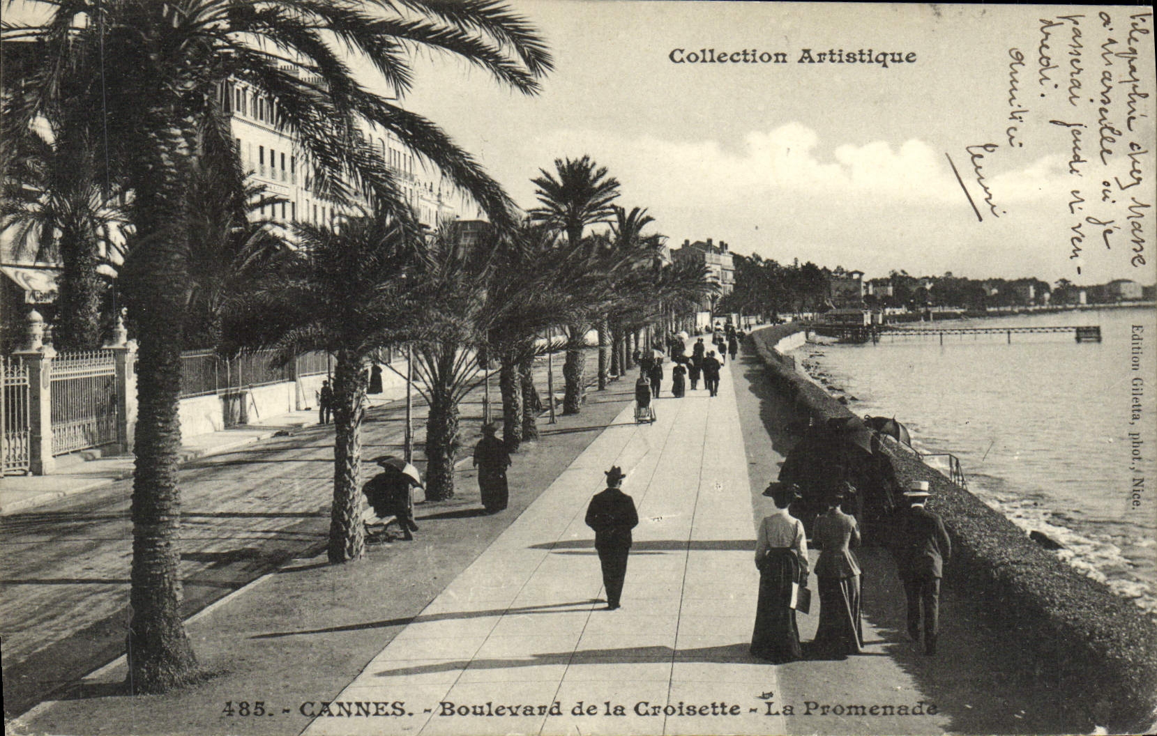 CPA Cannes Boulevard de la Croisette La promenade