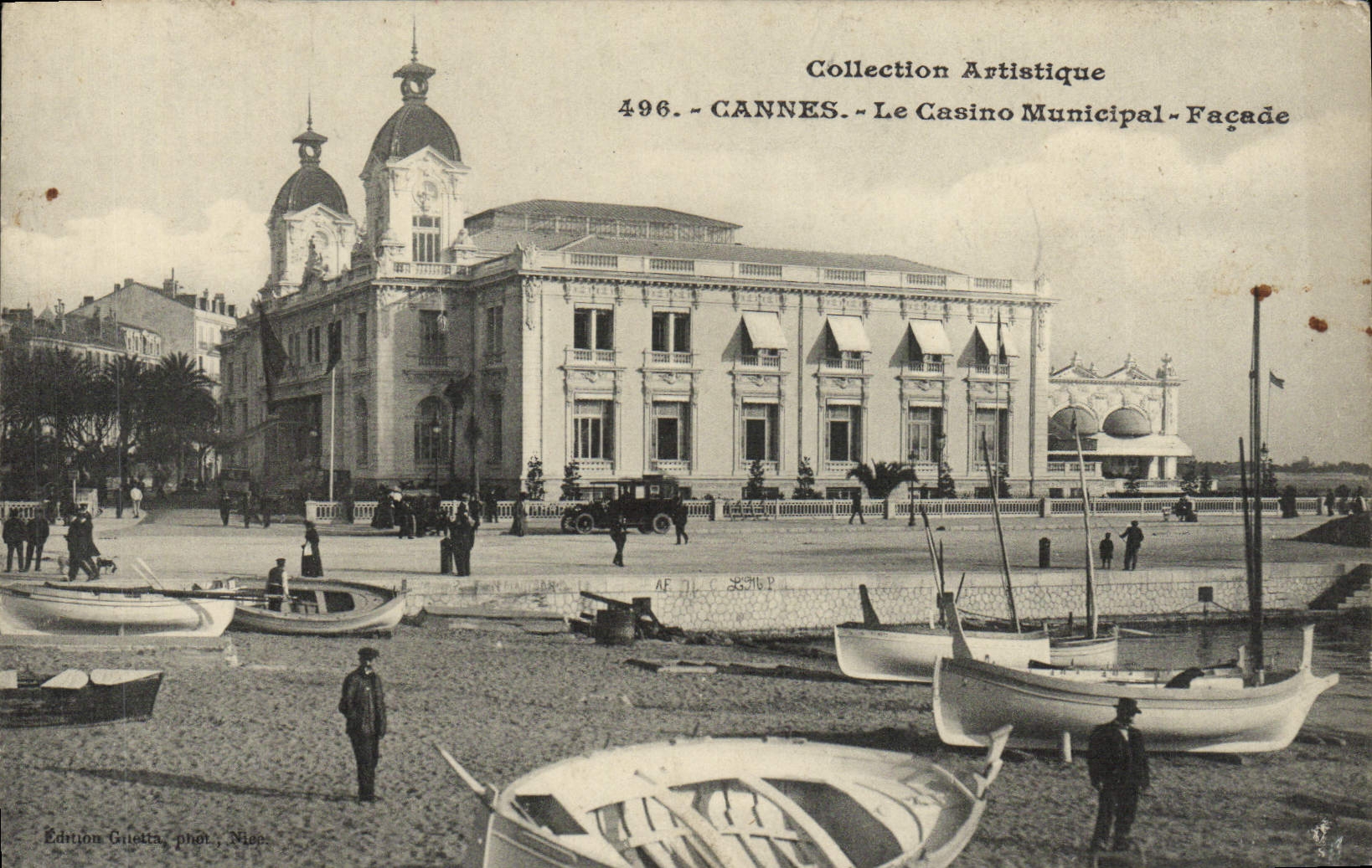 CPA Cannes Le Casino Municipal Facade