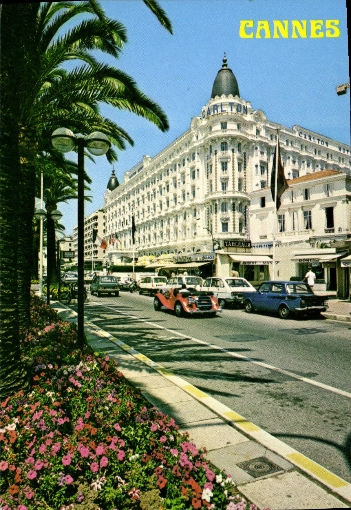 MODERN CARD Cannes the Small cross the Cariton Hotel