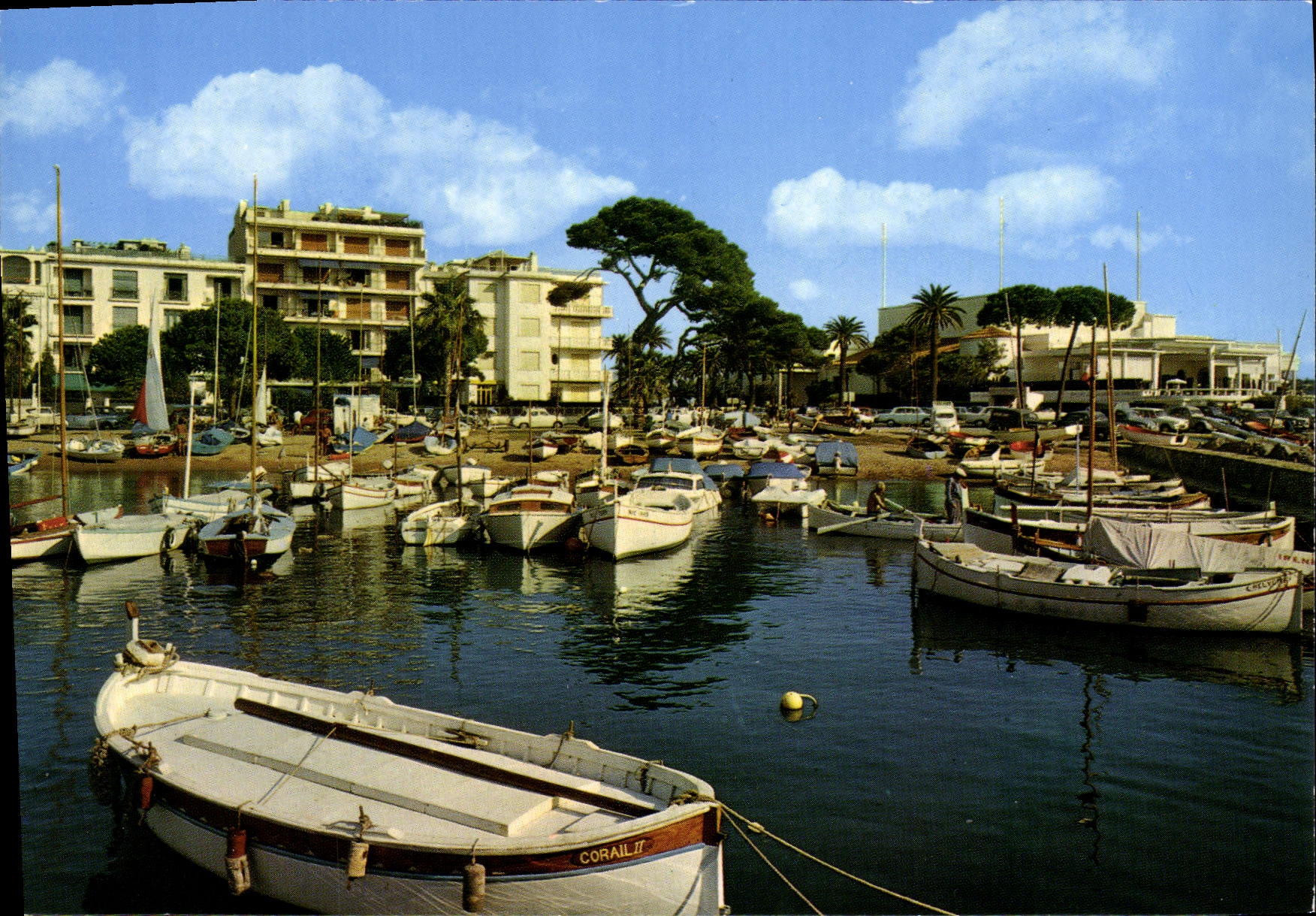 MODERN CARD Cannes the Casino of the Palm Beach and a Corner of Its Port