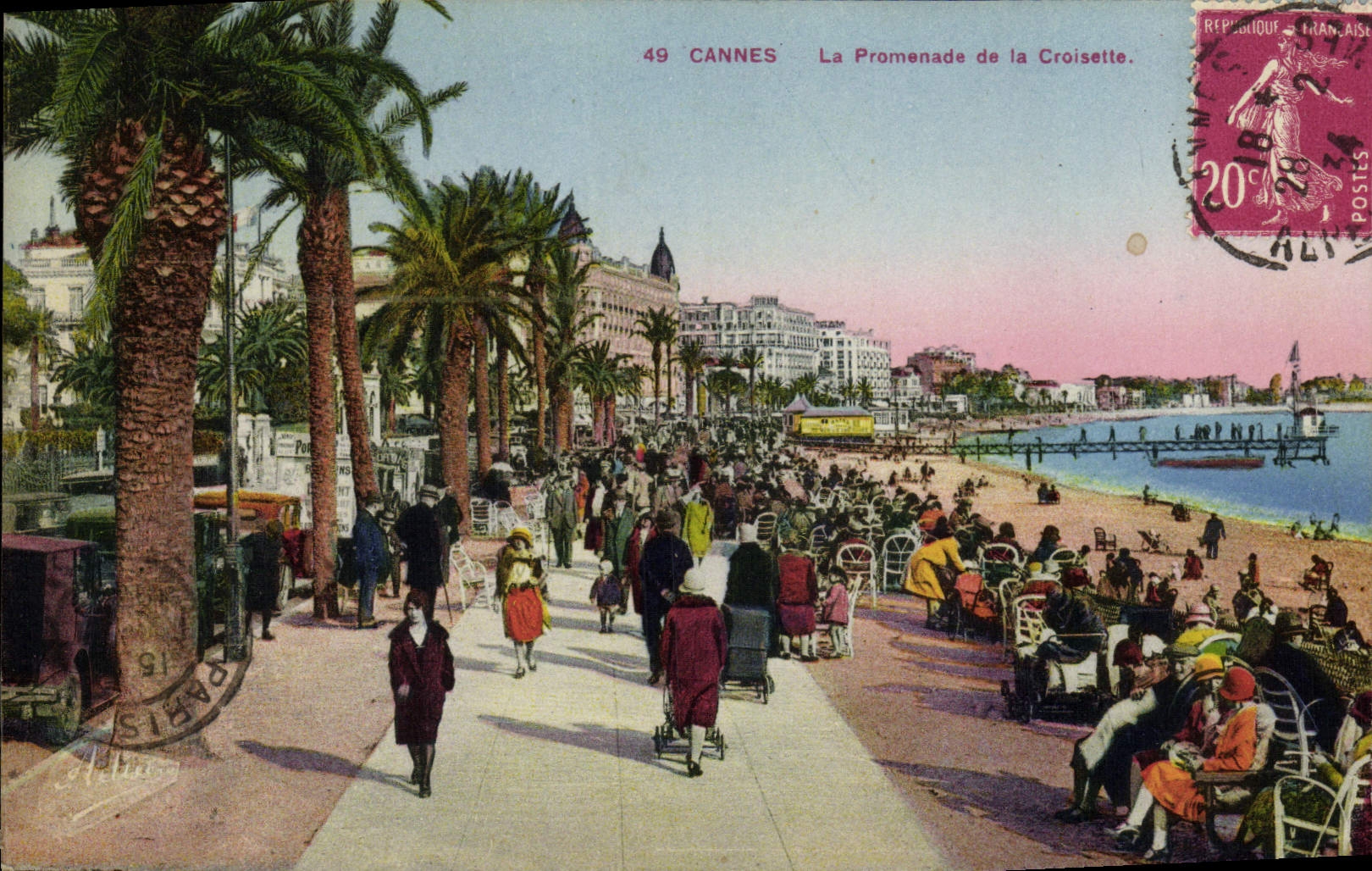CPA Cannes La Promenade de la Croisette