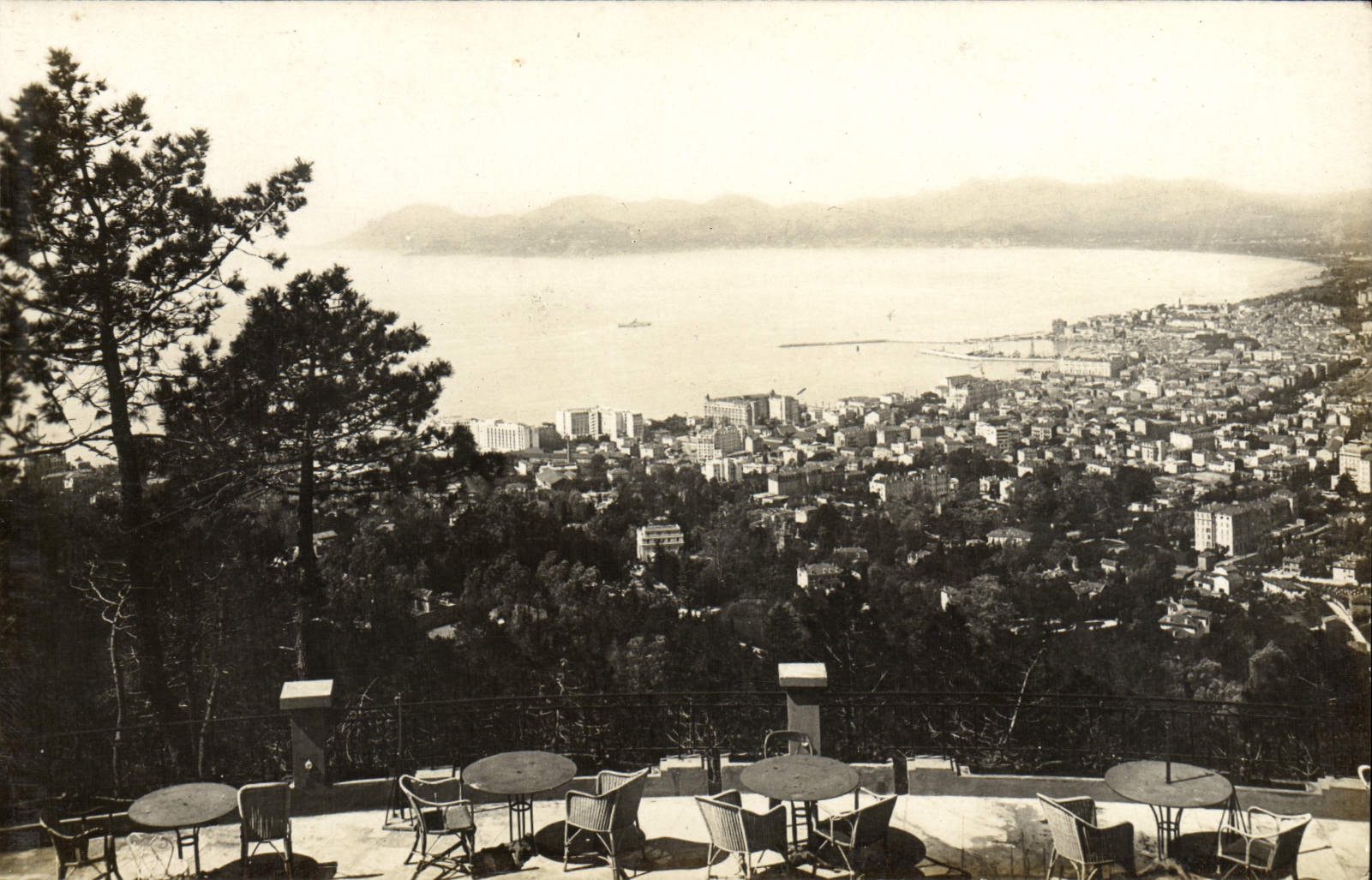 CPA Cannes Panorama Vu de Super Cannes