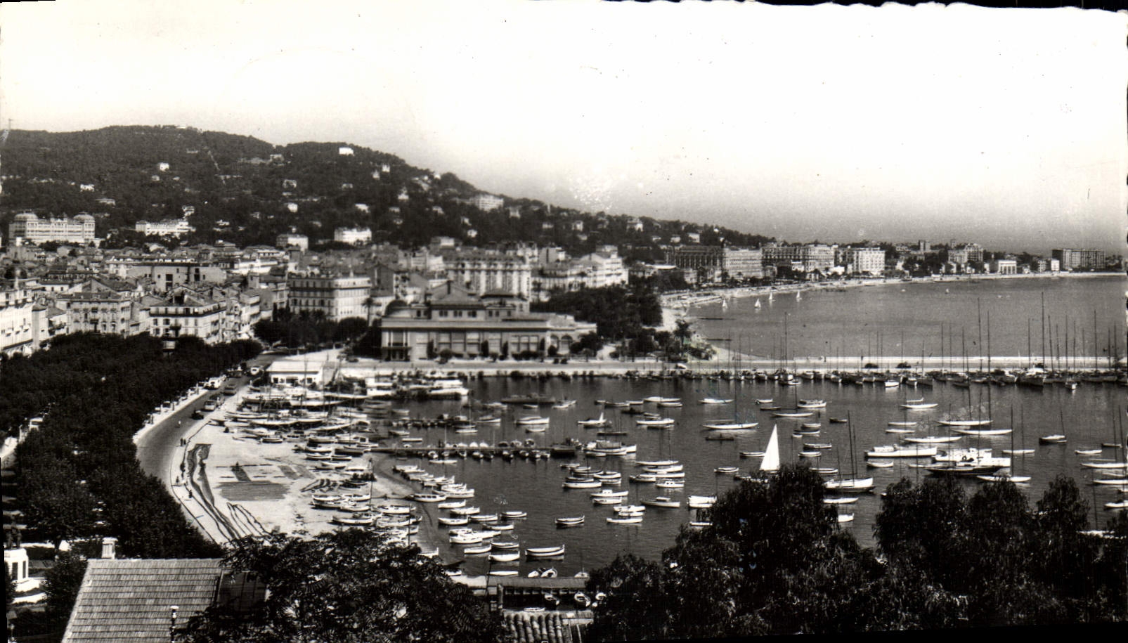 CPA Cannes Vue Generale Prise du Suquet